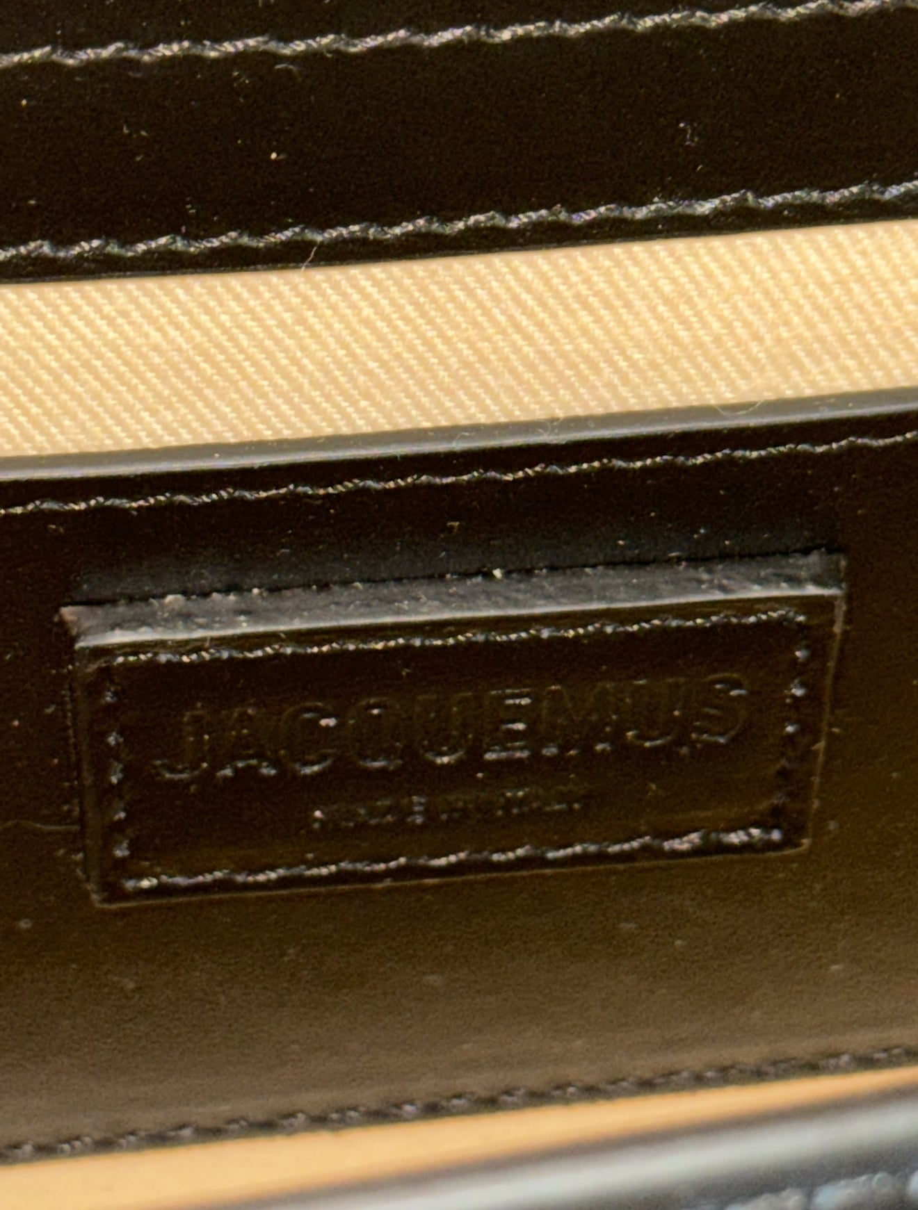 JAQUEMUS BLACK LE GRAND BAMBINO CROSSBODY BAG