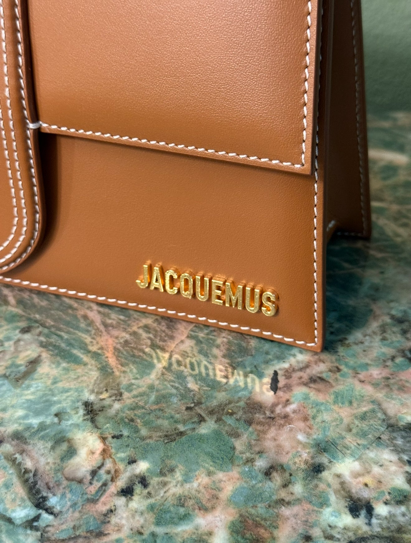 JAQUEMUS TAN LE GRAND BAMBINO CROSSBODY BAG