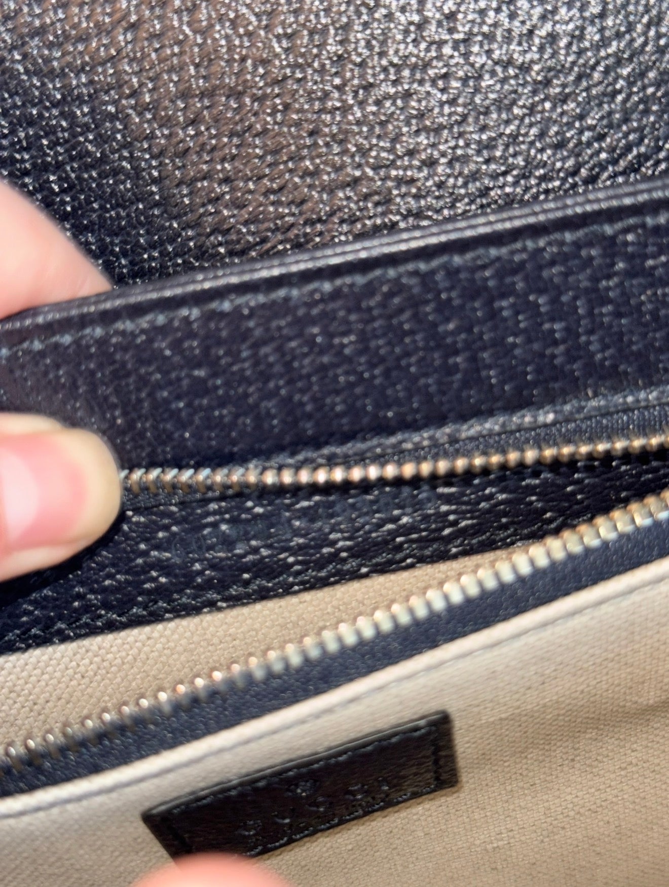 GUCCI NAVY HORSEBIT 1955 SHOULDER BAG