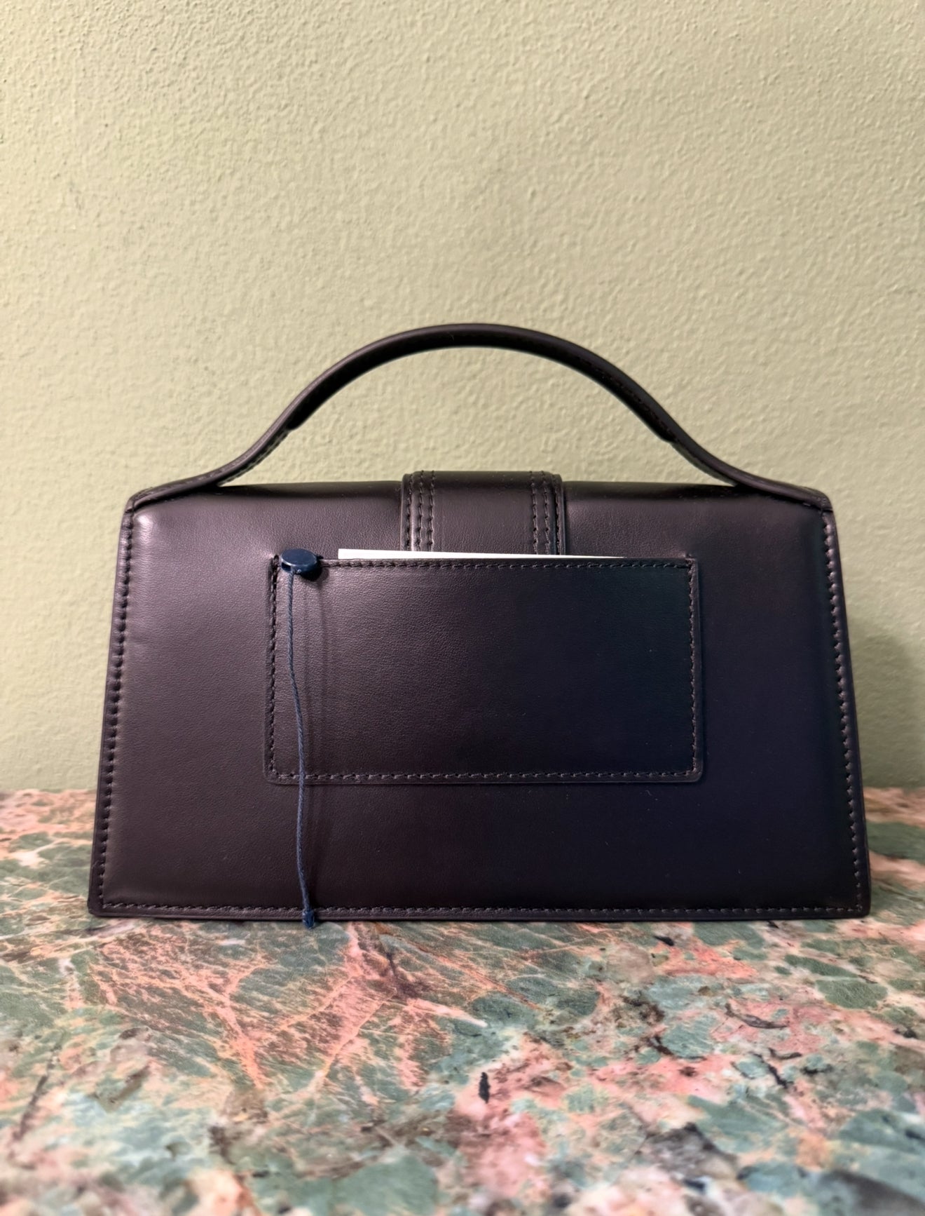 JAQUEMUS BLACK LE GRAND BAMBINO CROSSBODY BAG