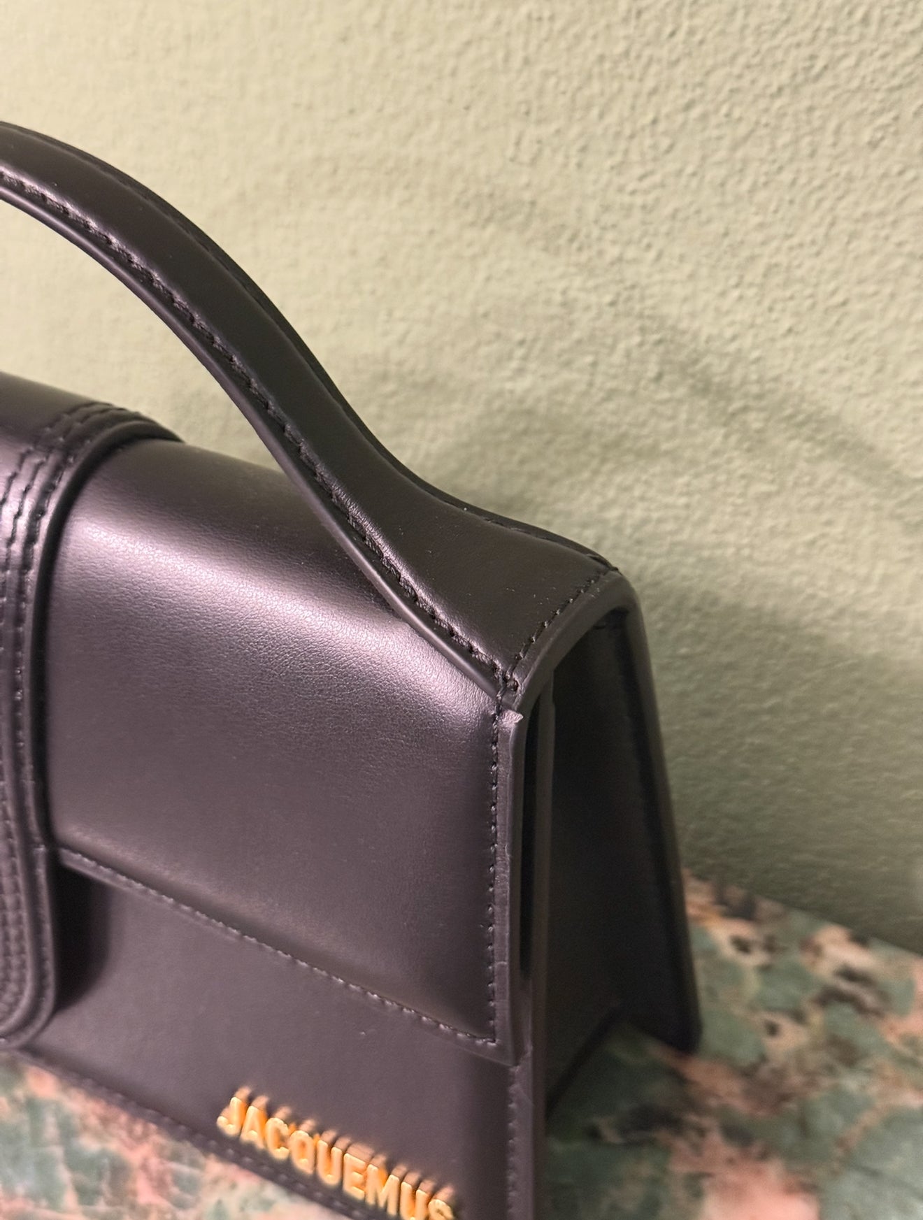 JAQUEMUS BLACK LE GRAND BAMBINO CROSSBODY BAG