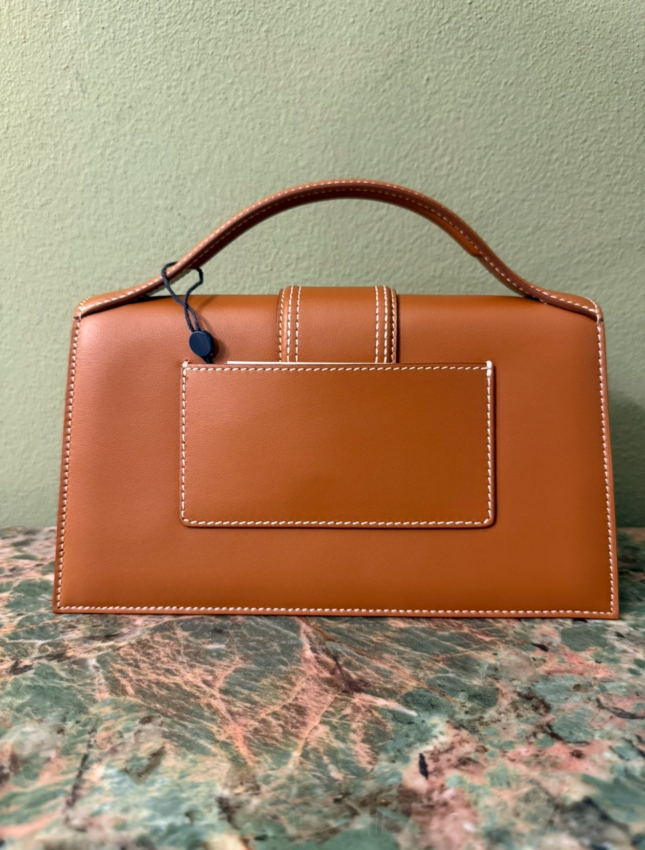 JAQUEMUS TAN LE GRAND BAMBINO CROSSBODY BAG