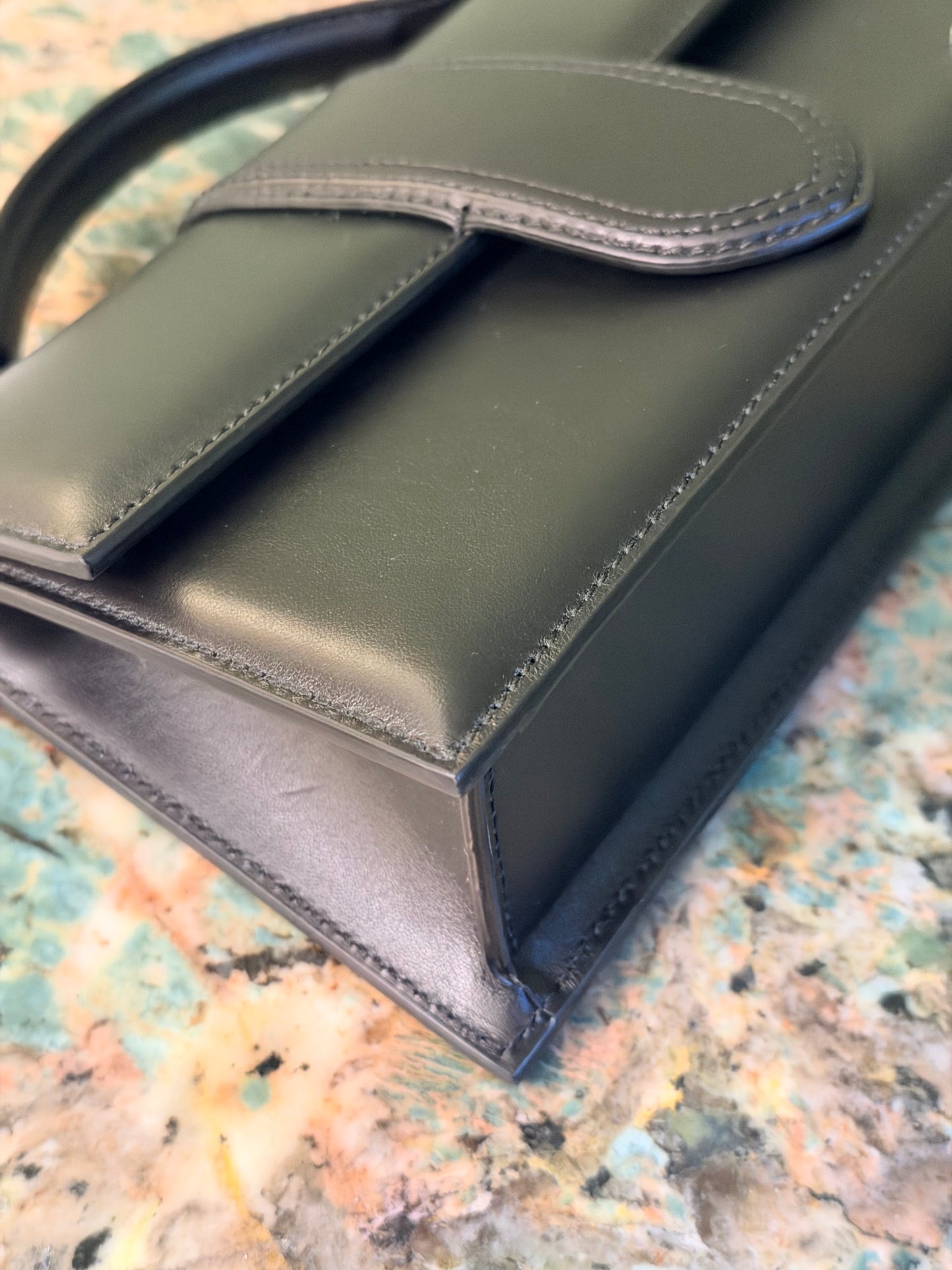 JAQUEMUS BLACK LE GRAND BAMBINO CROSSBODY BAG