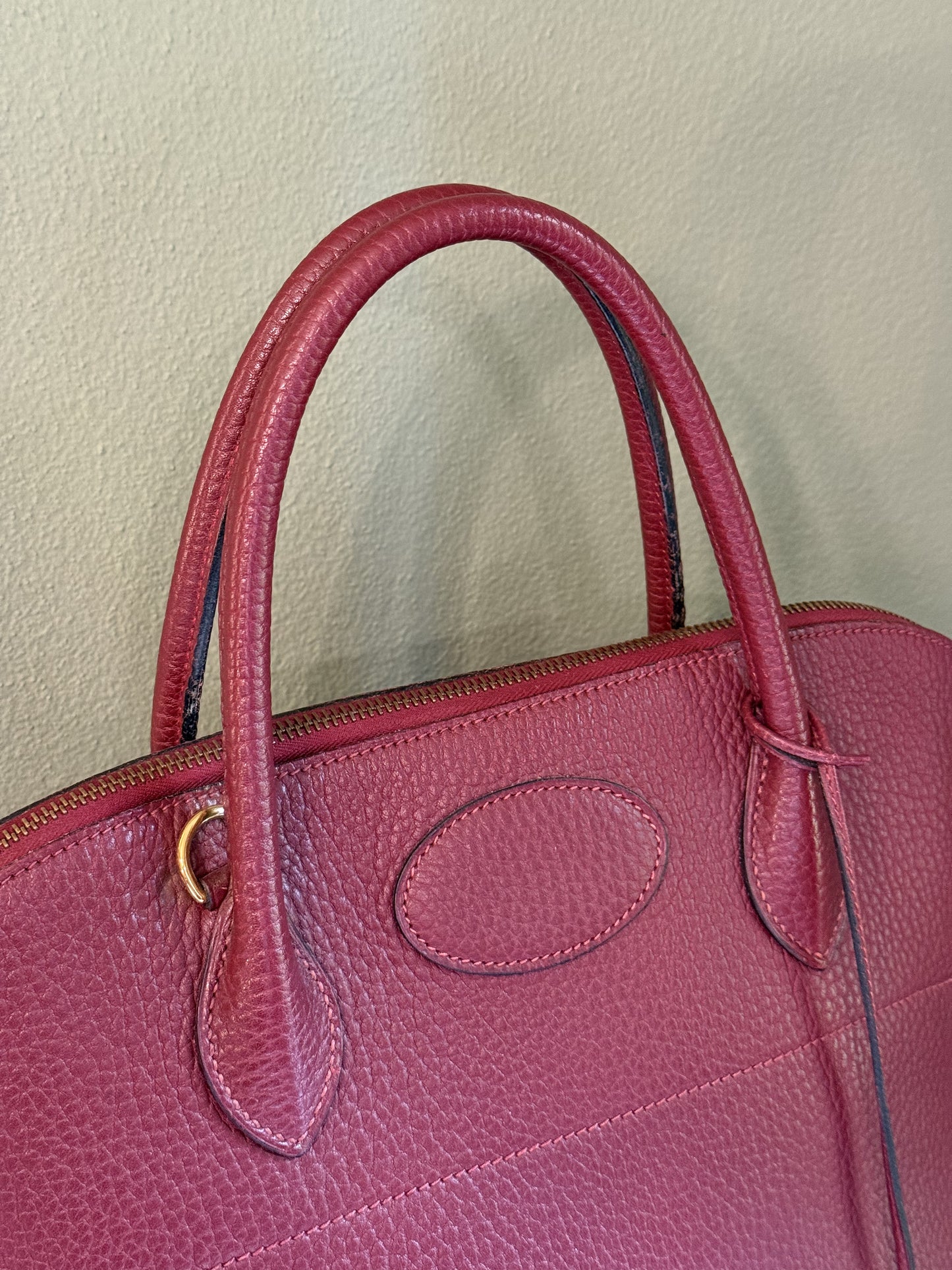 HERMÈS ROUGE H BOLIDE 35 HANDBAG