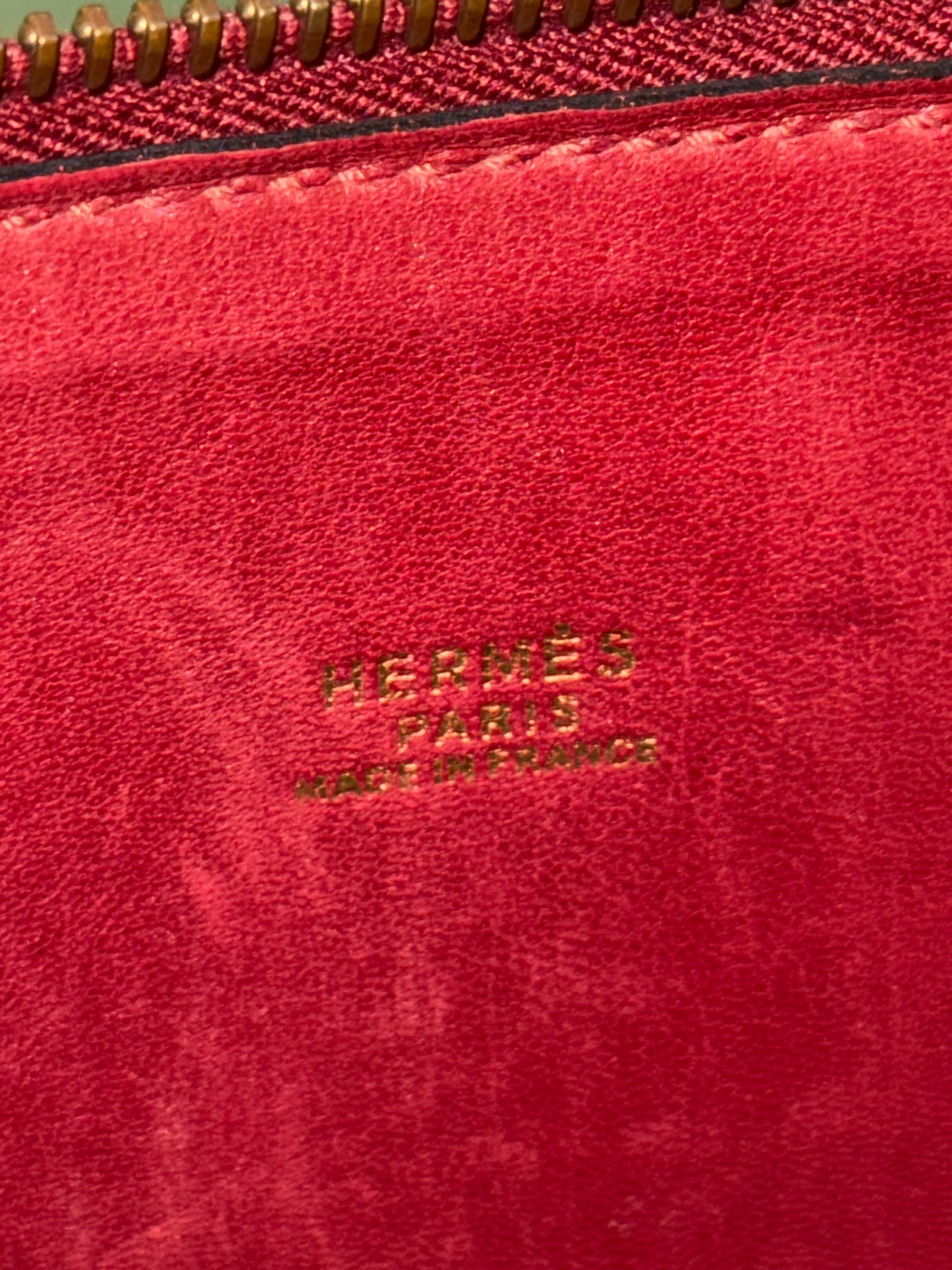 HERMÈS ROUGE H BOLIDE 35 HANDBAG
