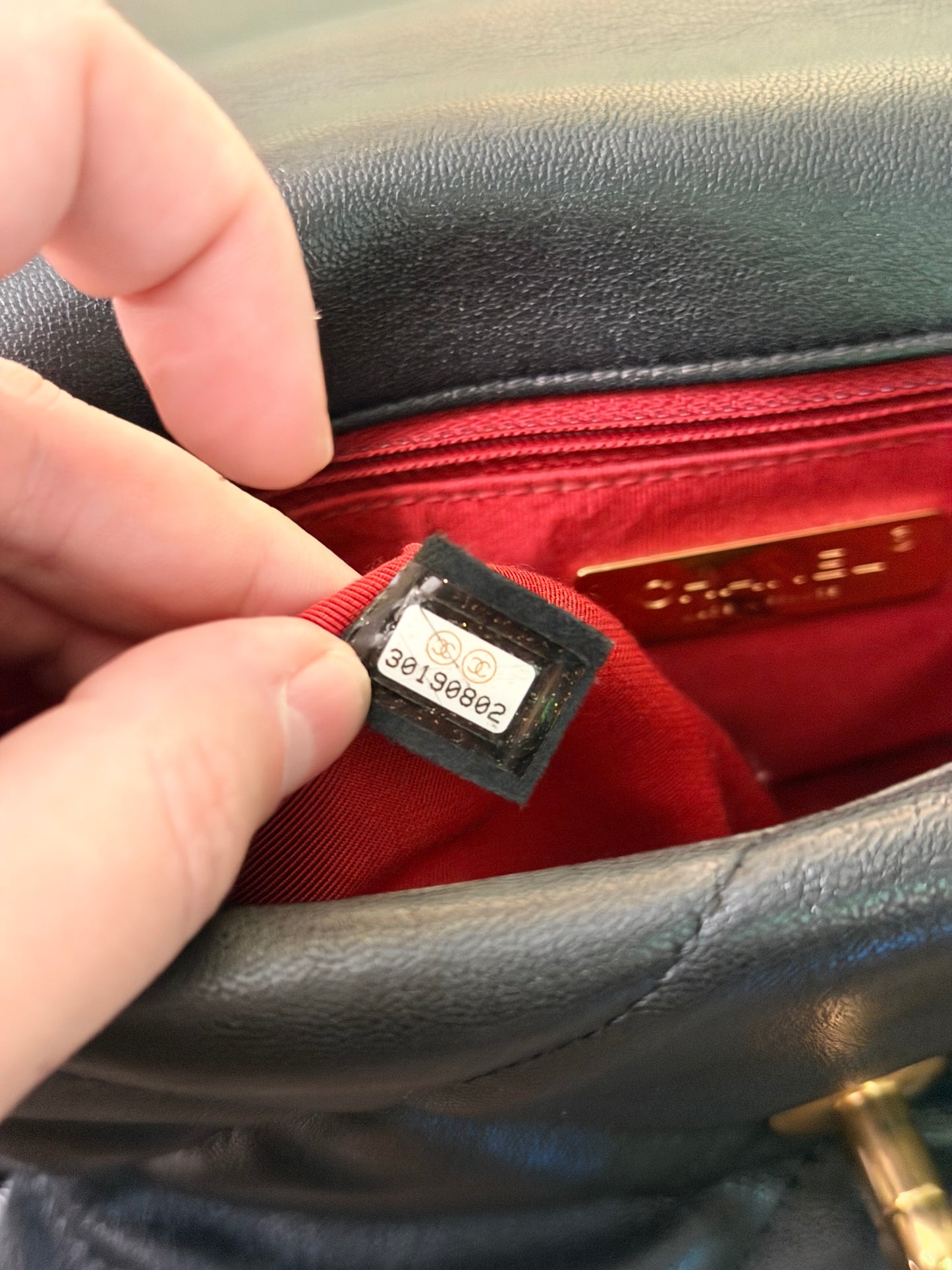 CHANEL BLACK SMALL 19 CROSSBODY BAG