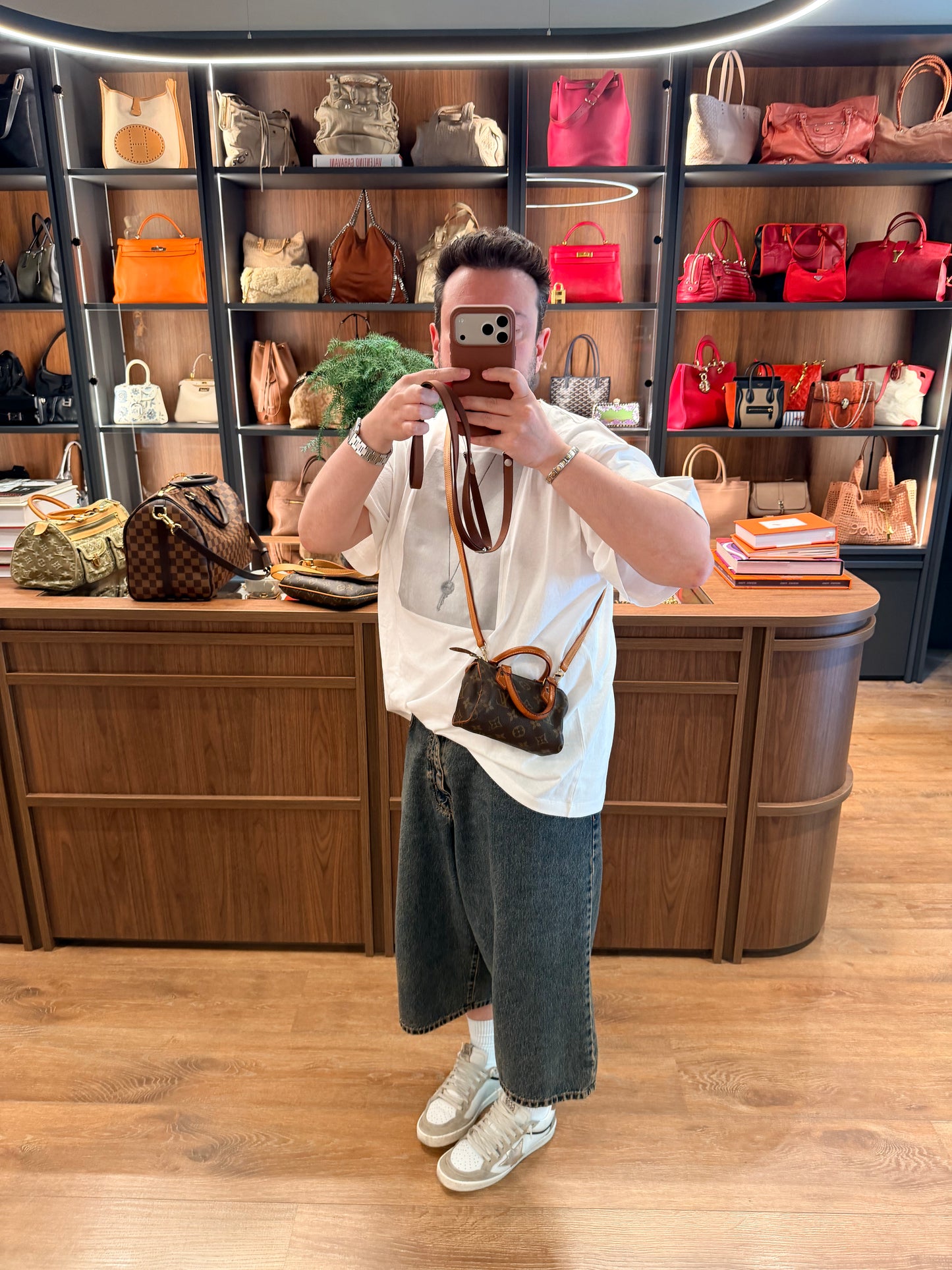 LOUIS VUITTON MONOGRAM MINI HL BOSTON BAG