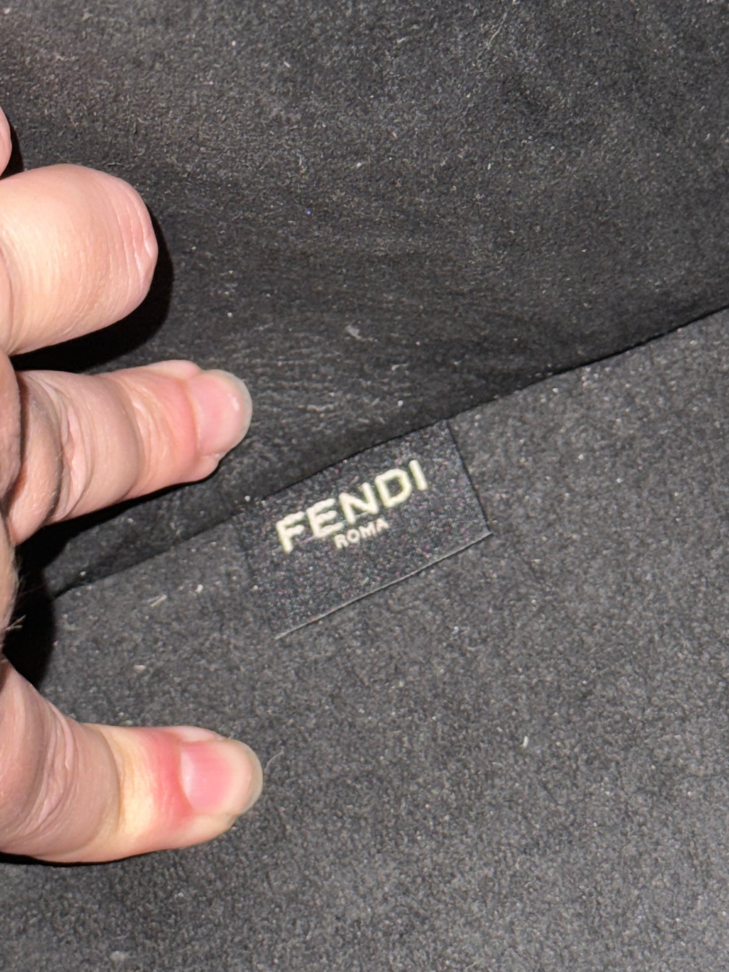 FENDI BLACK MEDIUM SUNSHINE HANDBAG