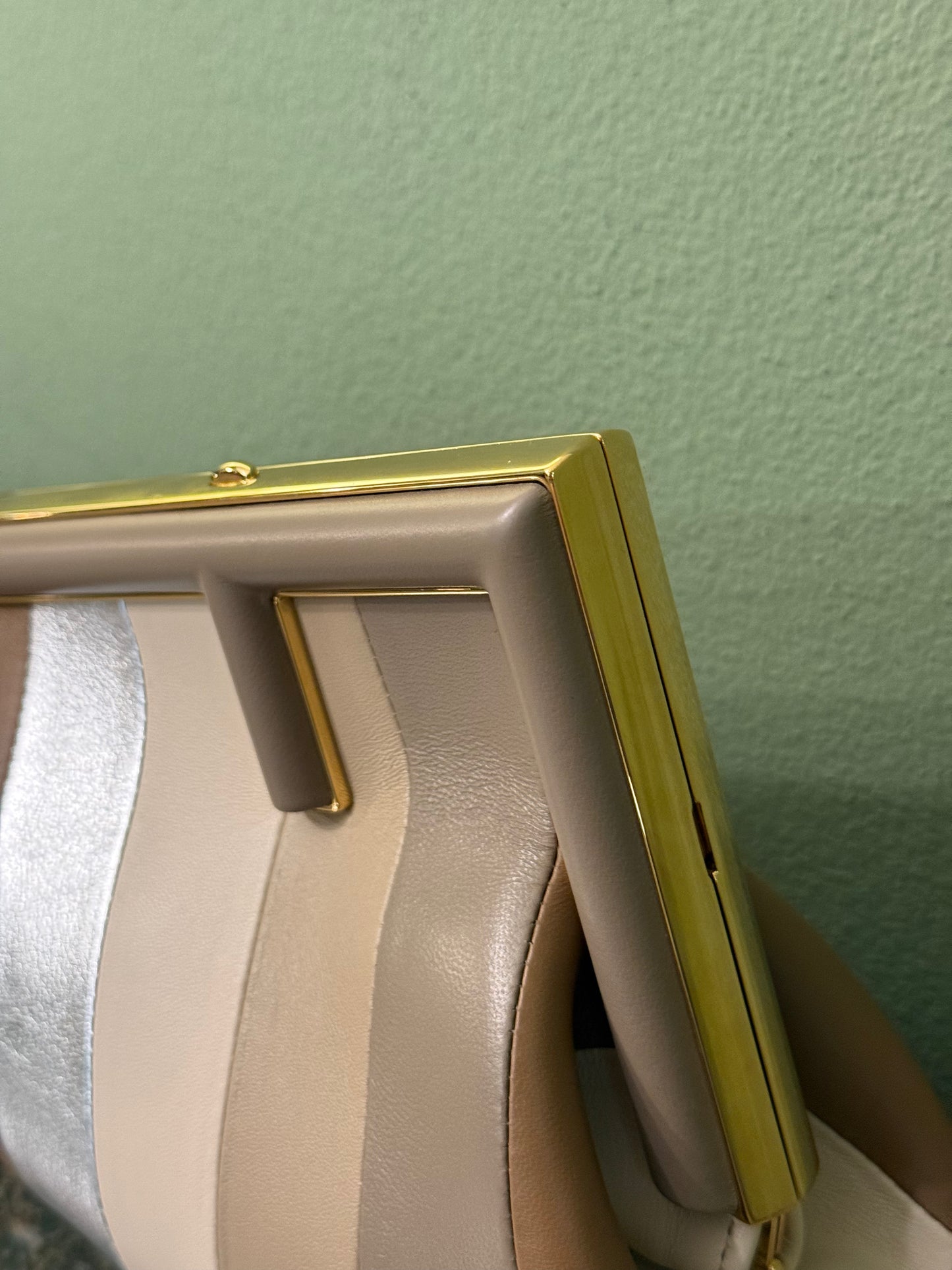 FENDI STRIPED SMALL FIRST CROSSBODY BAG