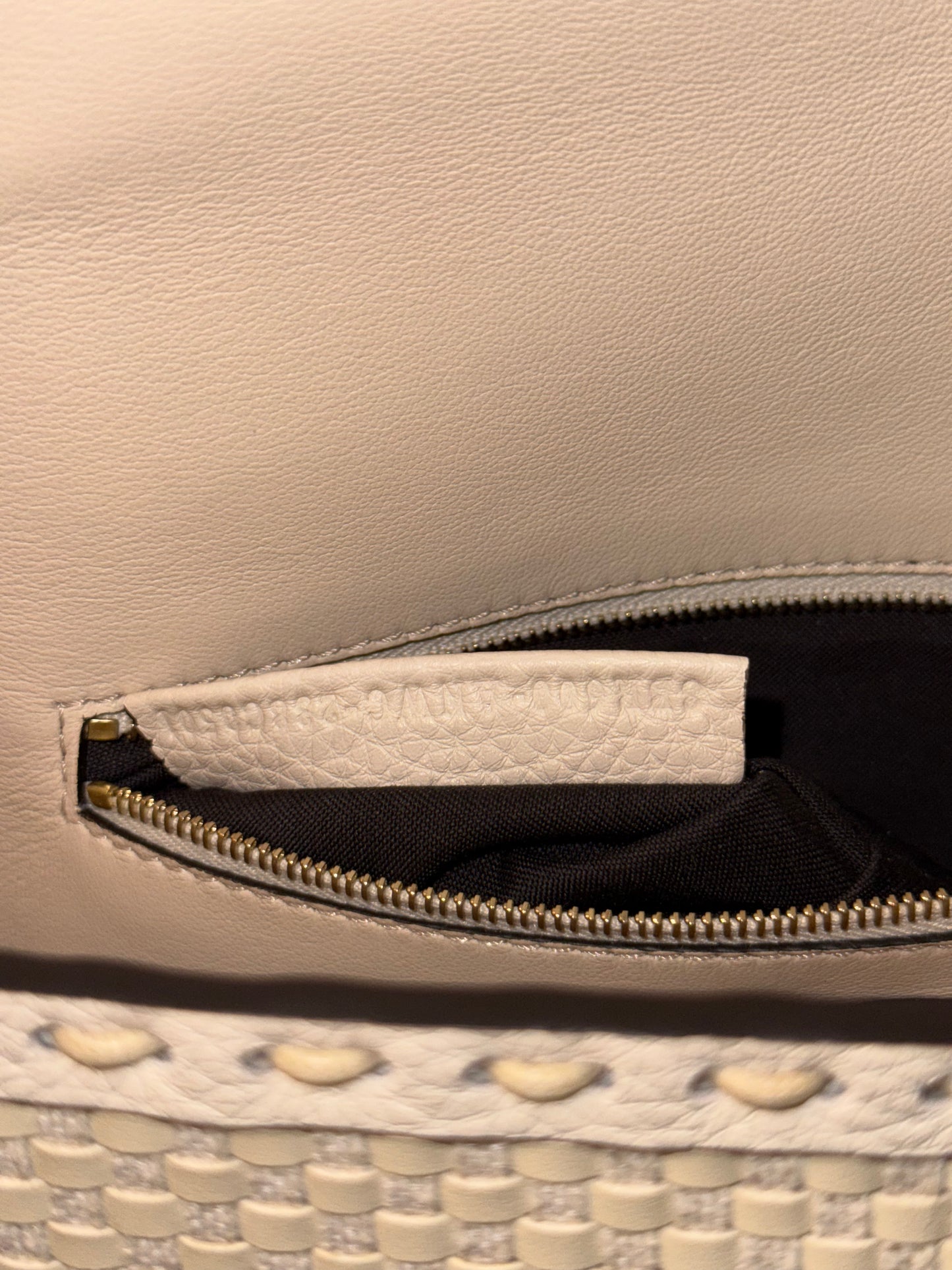 FENDI INTRECCIATO SELLERIA BAGUETTE SHOULDER BAG