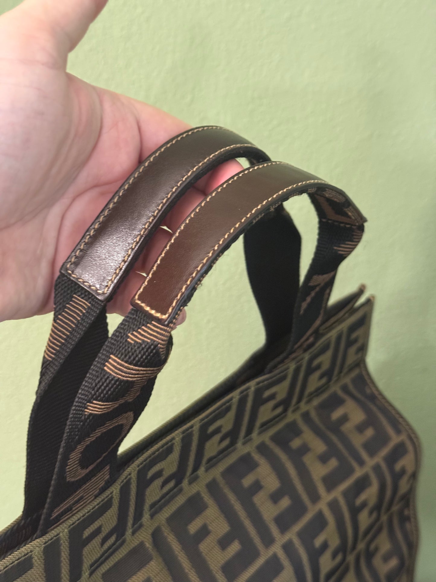 FENDI ZUCCA FOLDABLE TOTE BAG
