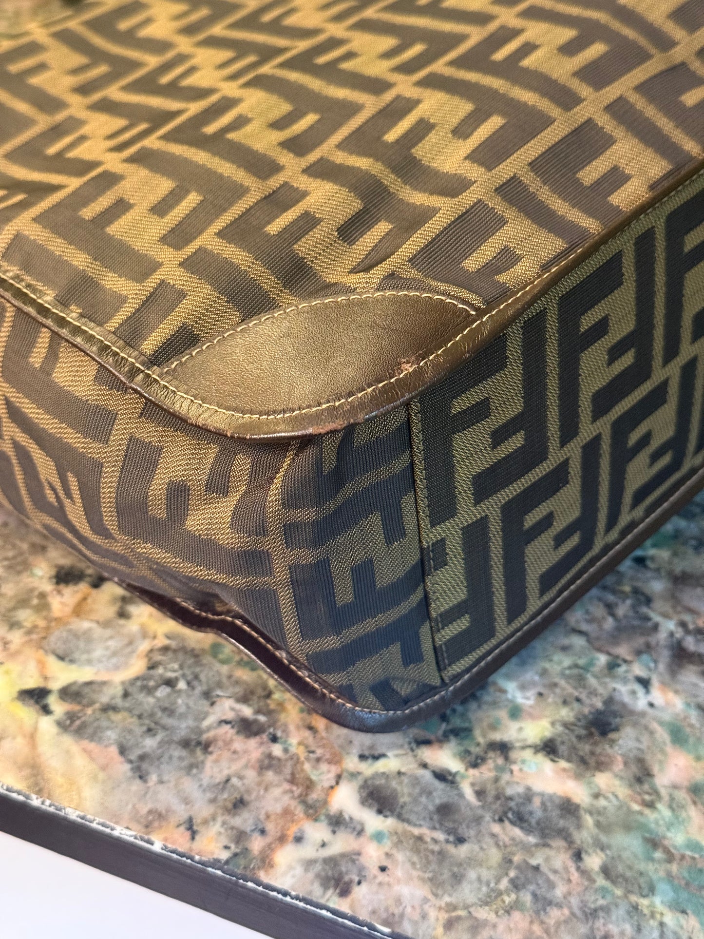 FENDI ZUCCA FOLDABLE TOTE BAG