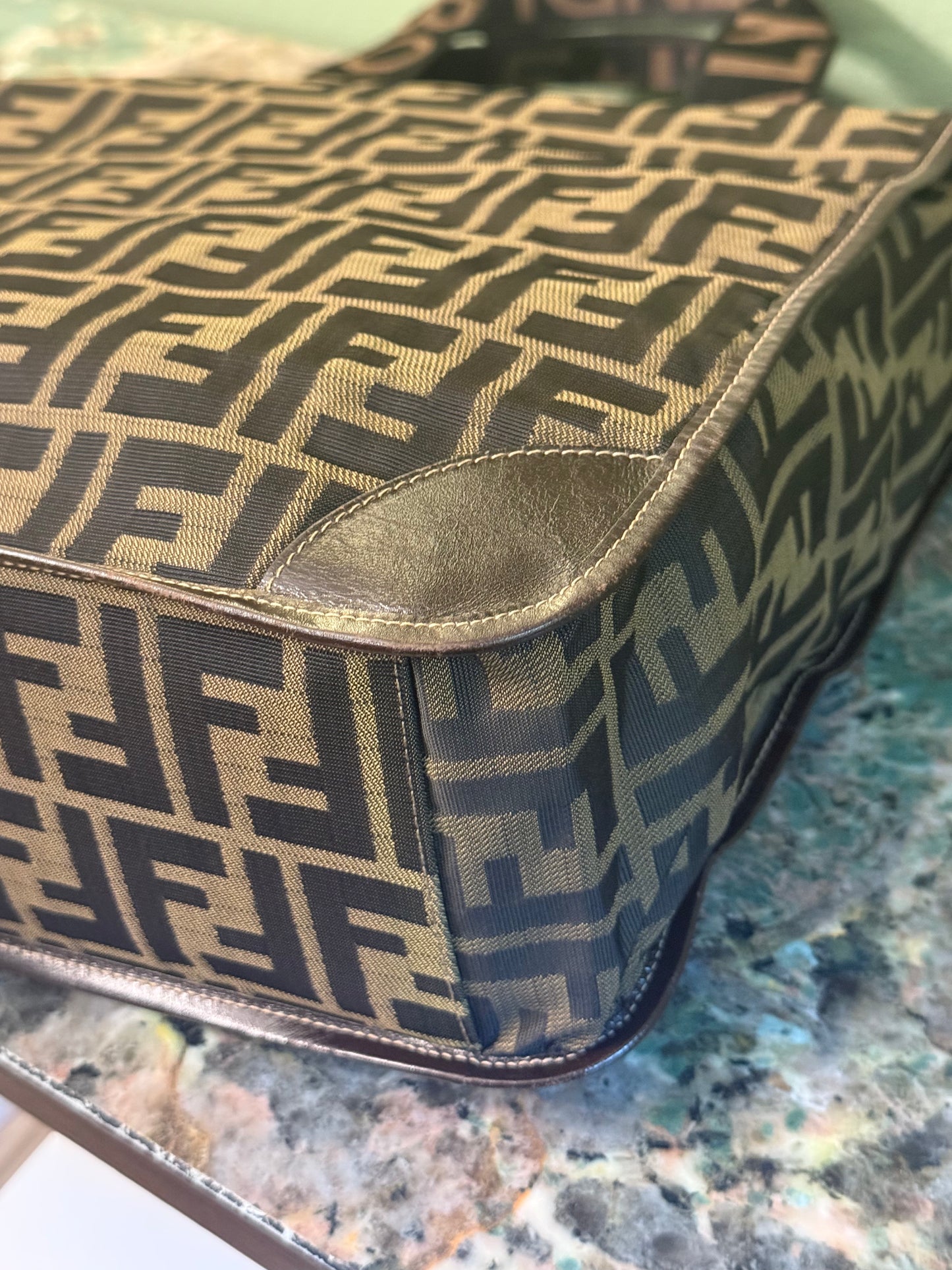 FENDI ZUCCA FOLDABLE TOTE BAG