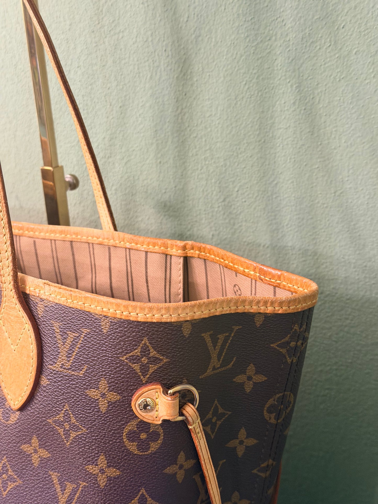 LOUIS VUITTON MONOGRAM NEVERFULL MM SHOPPING BAG