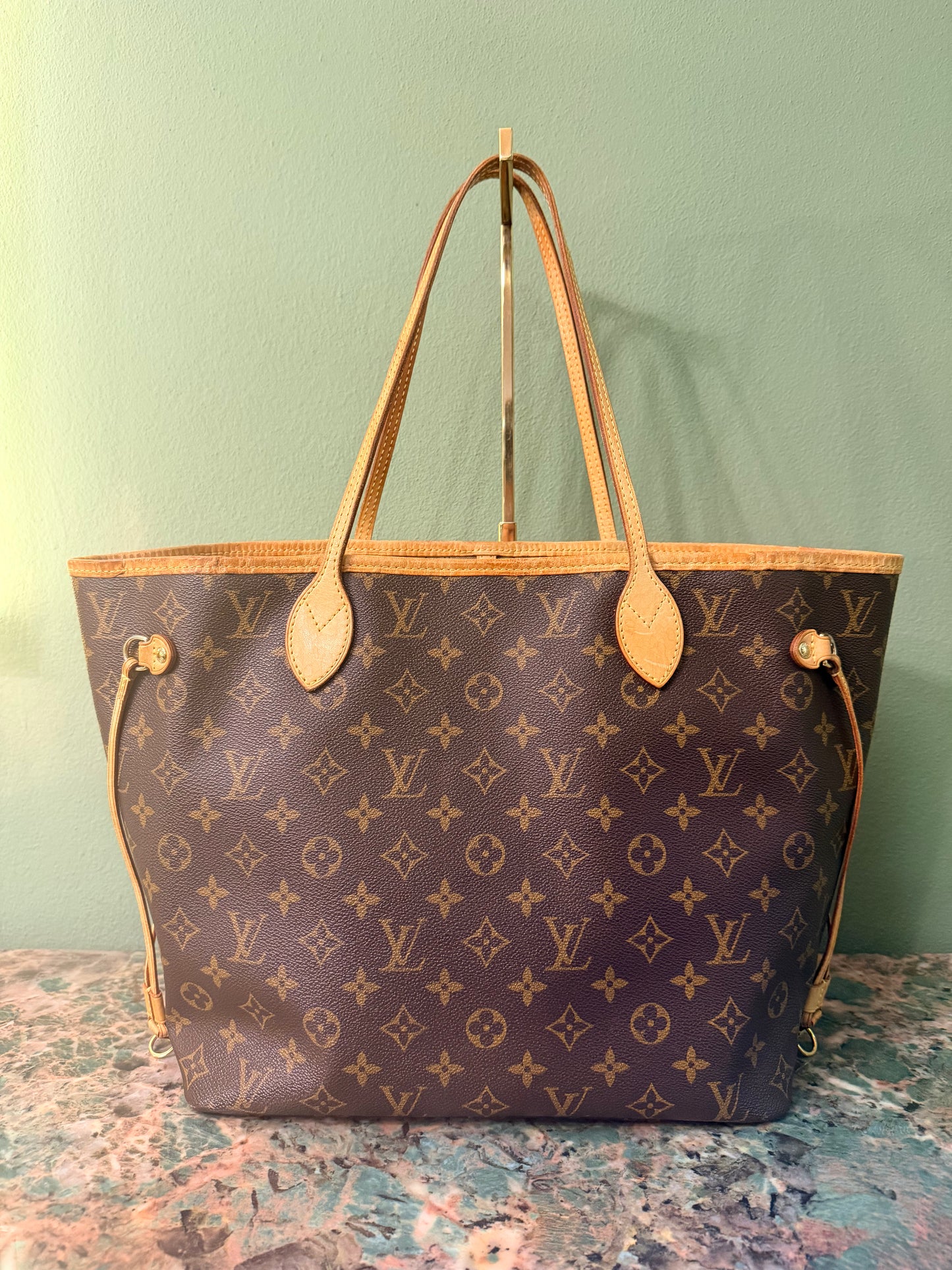 LOUIS VUITTON MONOGRAM NEVERFULL MM SHOPPING BAG