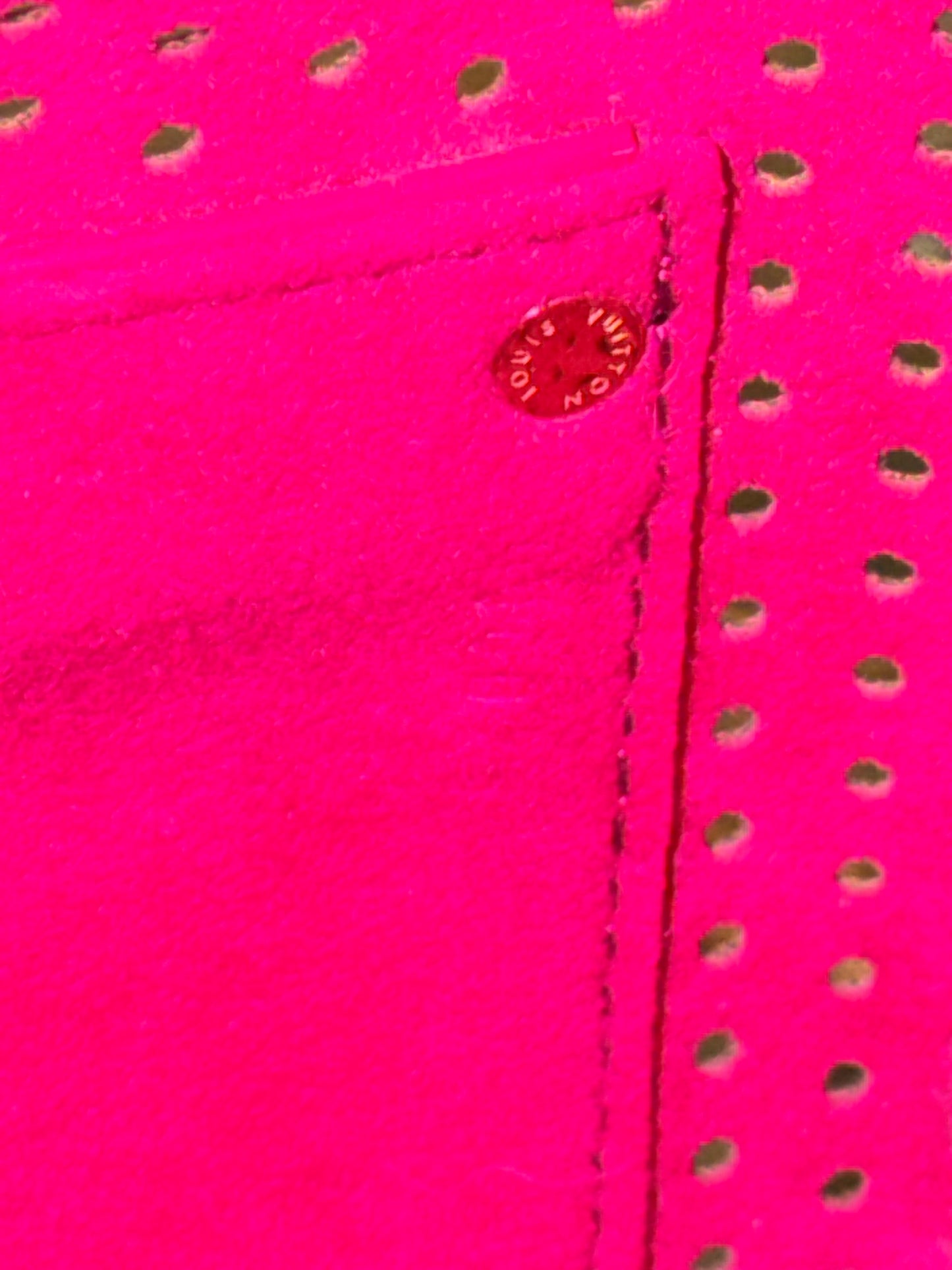 LOUIS VUITTON PERFORATED MONOGRAM LIMITED EDITION SPEEDY 30 BOSTON BAG