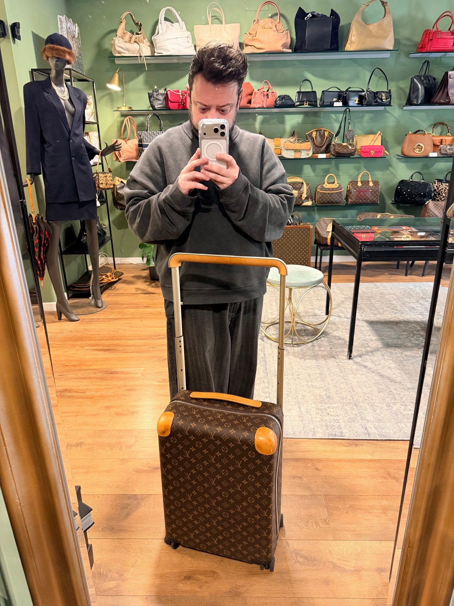 LOUIS VUITTON MONOGRAM HORIZON 55 TROLLEY