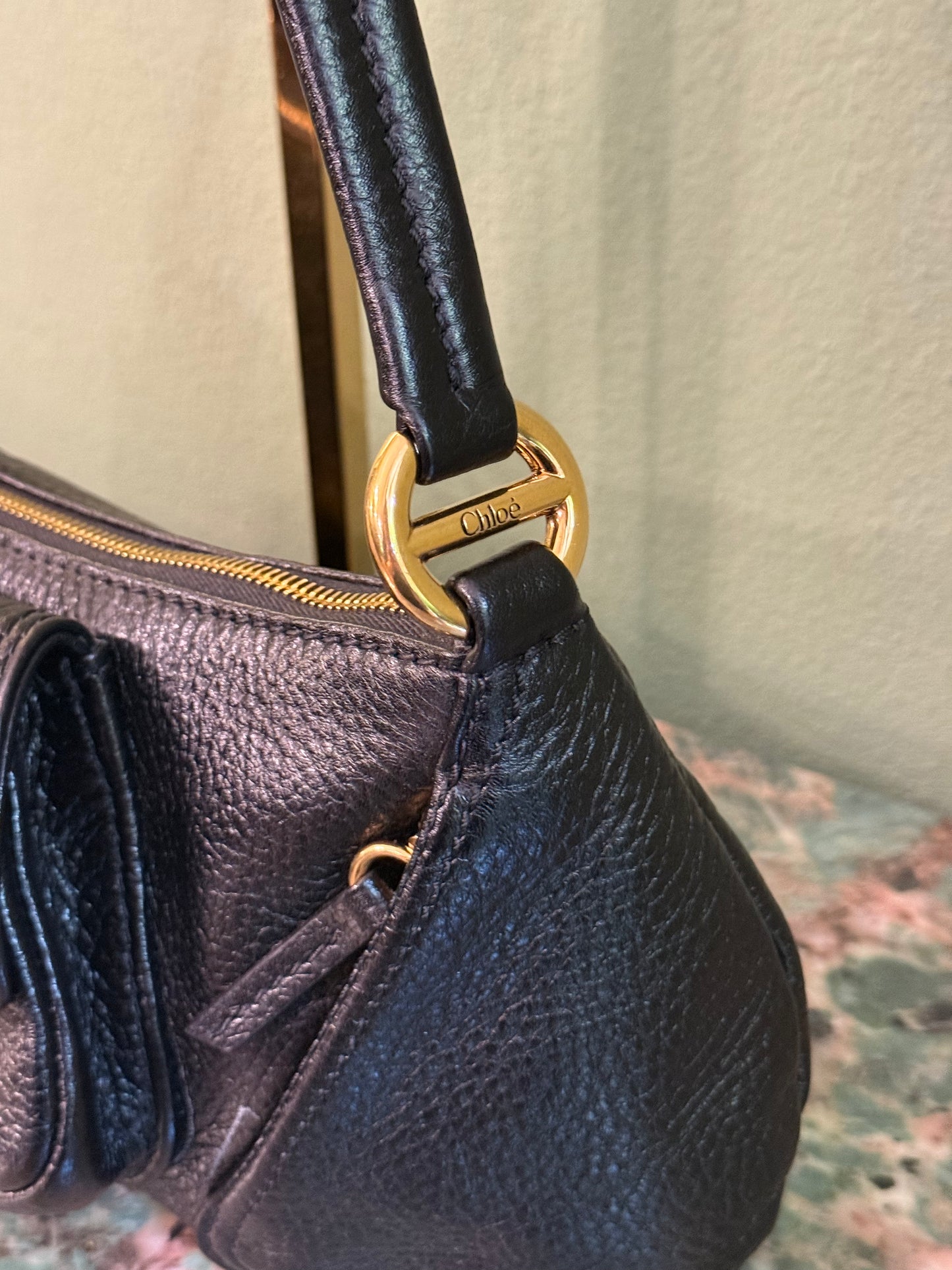 CHLOE BLACK THE 99 SHOULDER BAG