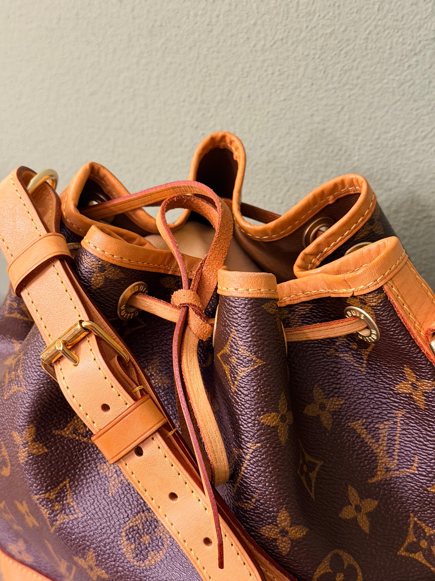 LOUIS VUITTON MONOGRAM NOE BB BUCKET BAG