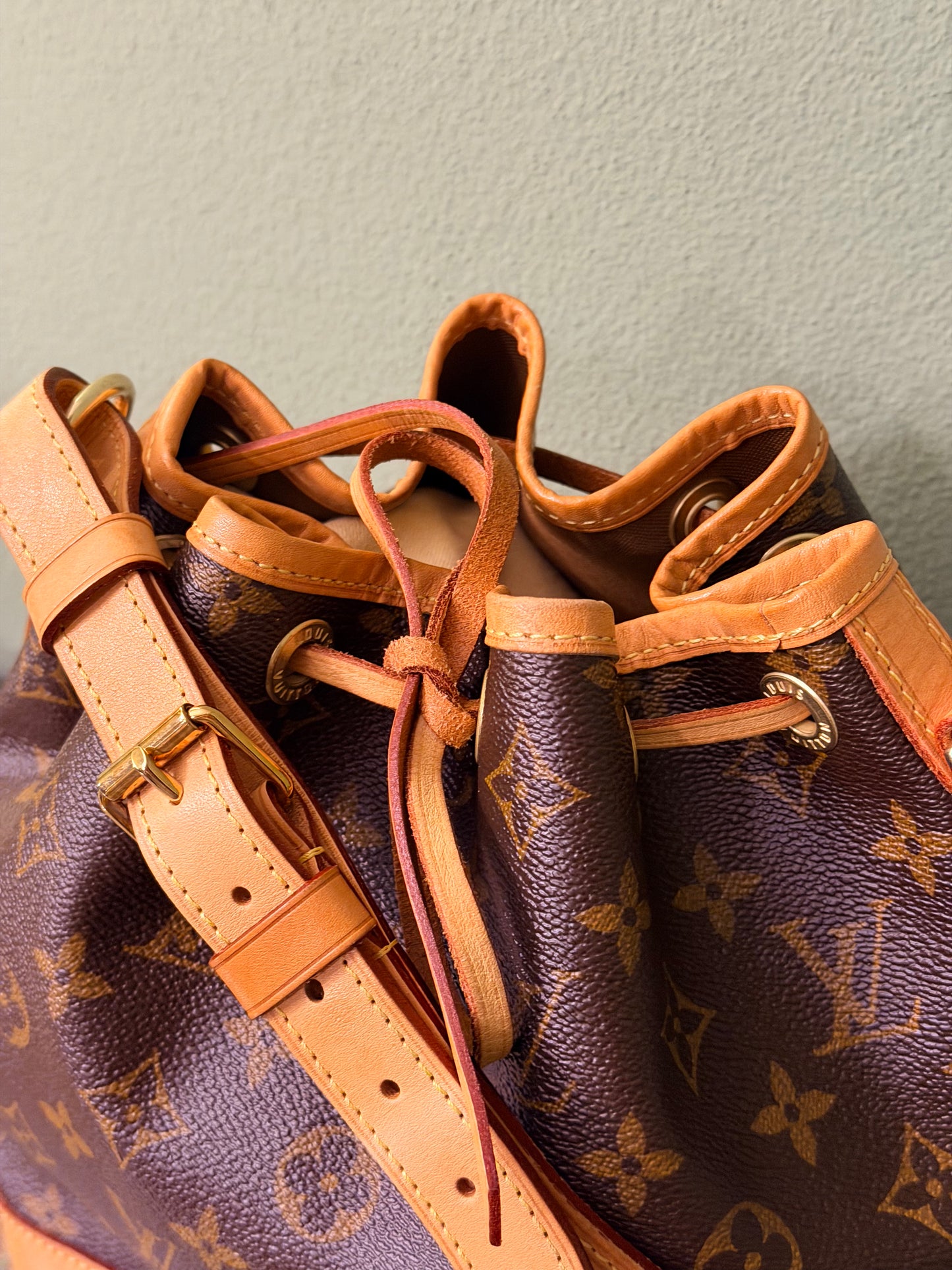 LOUIS VUITTON MONOGRAM NOE BB BUCKET BAG