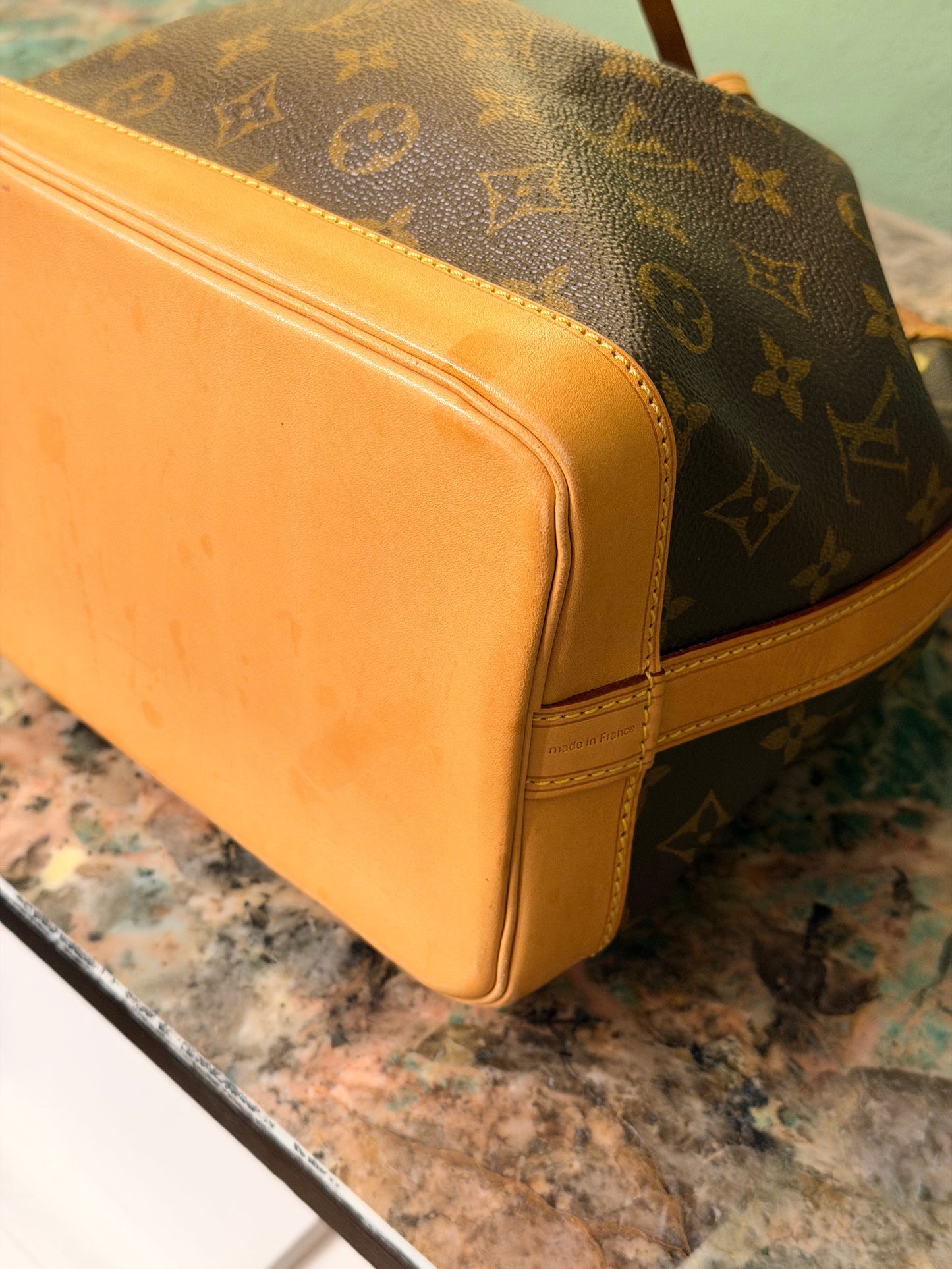 LOUIS VUITTON MONOGRAM NOE BB BUCKET BAG