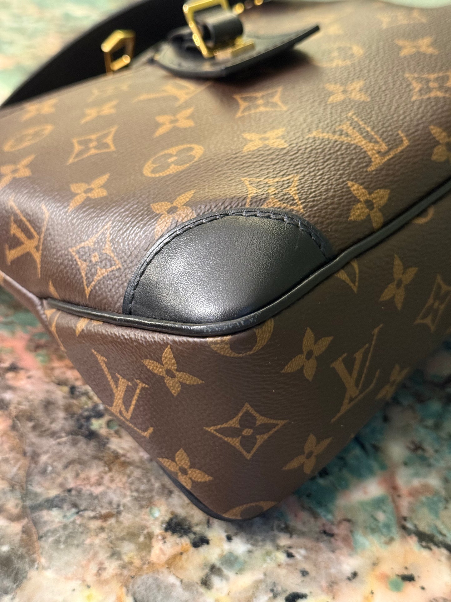 LOUIS VUITTON MONOGRAM ODEON PM CROSSBODY BAG
