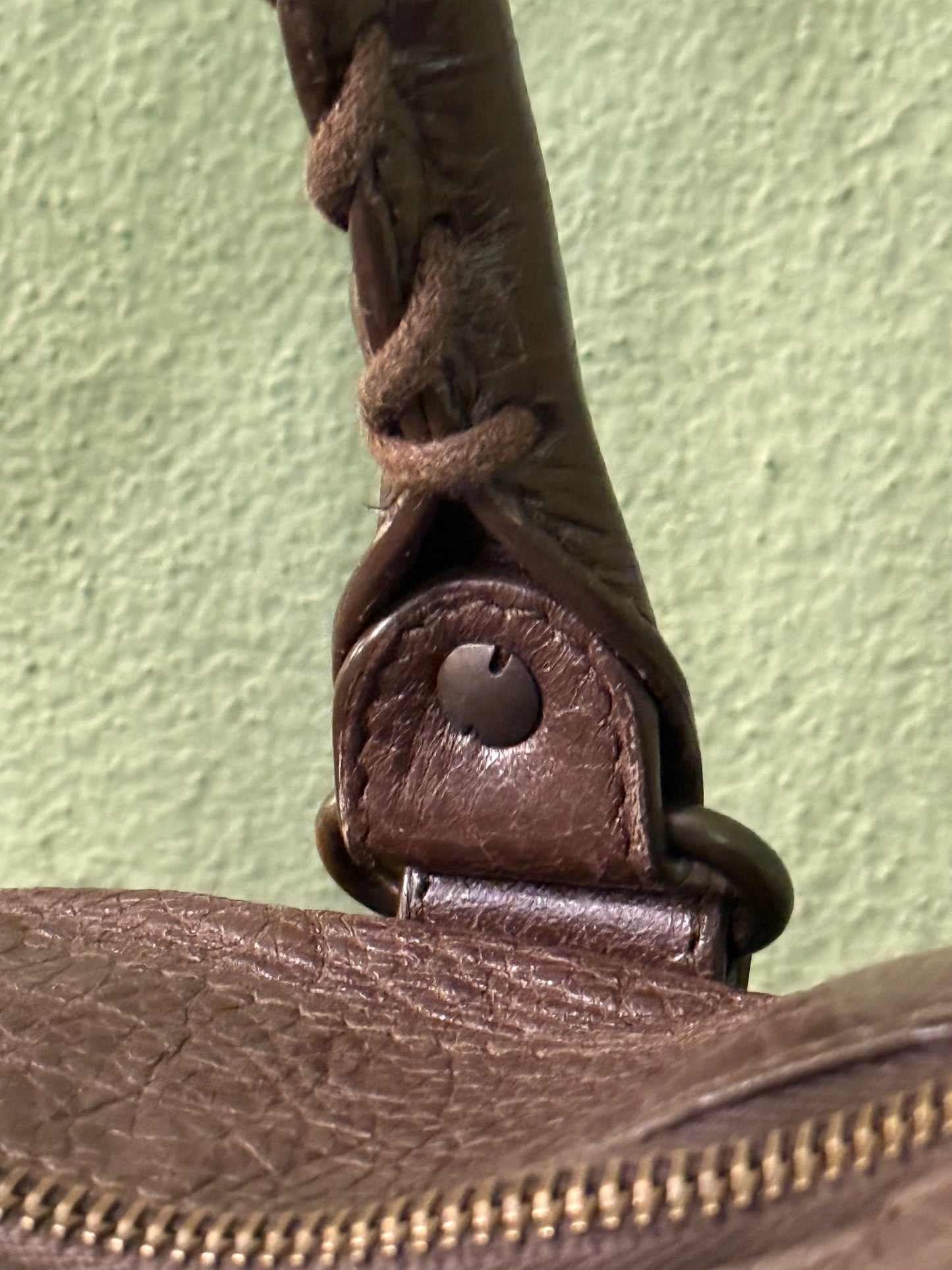 BALENCIAGA BROWN WORK HANDBAG
