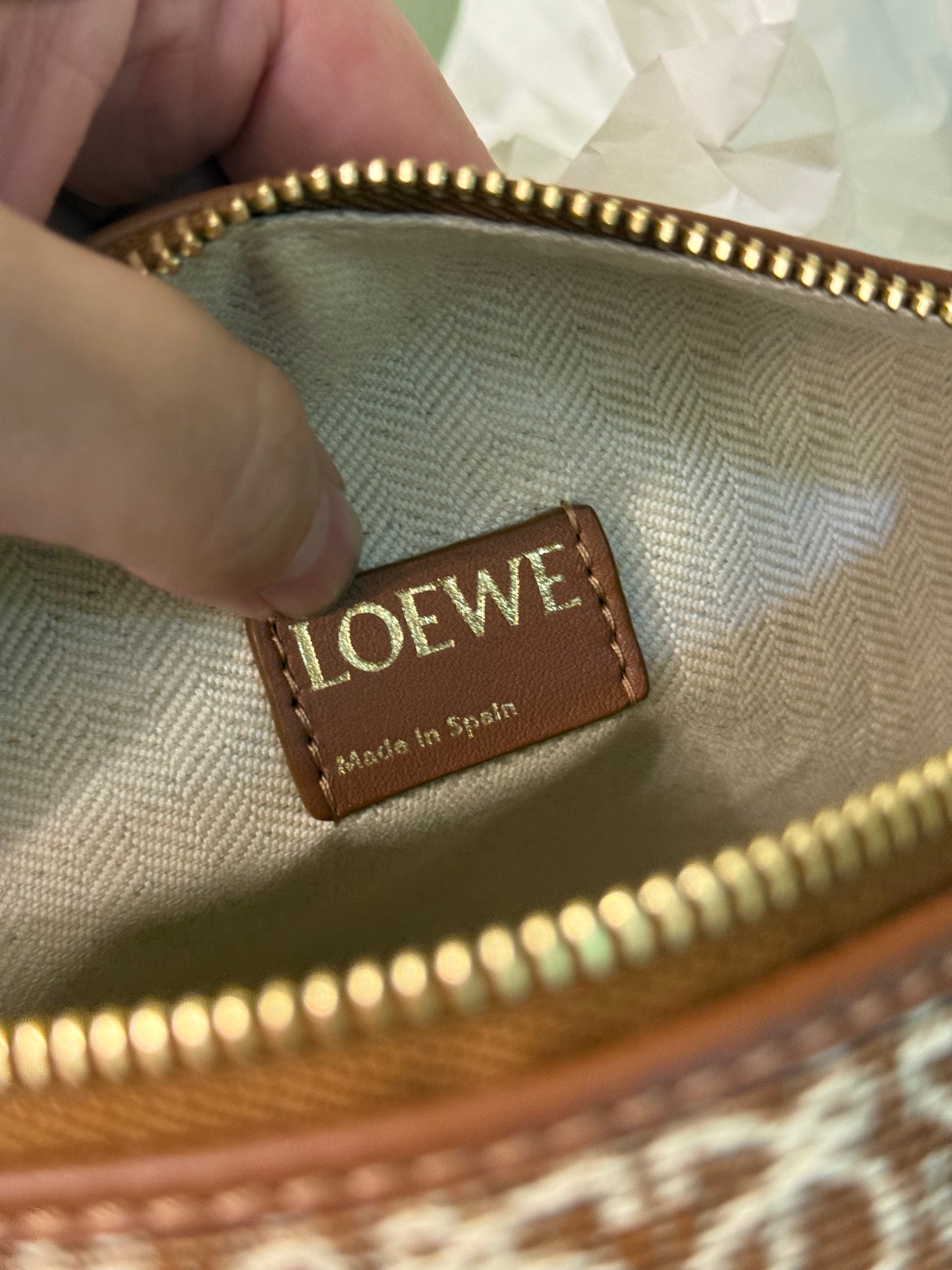LOEWE ANAGRAM SMALL CUBI SHOULDER BAG