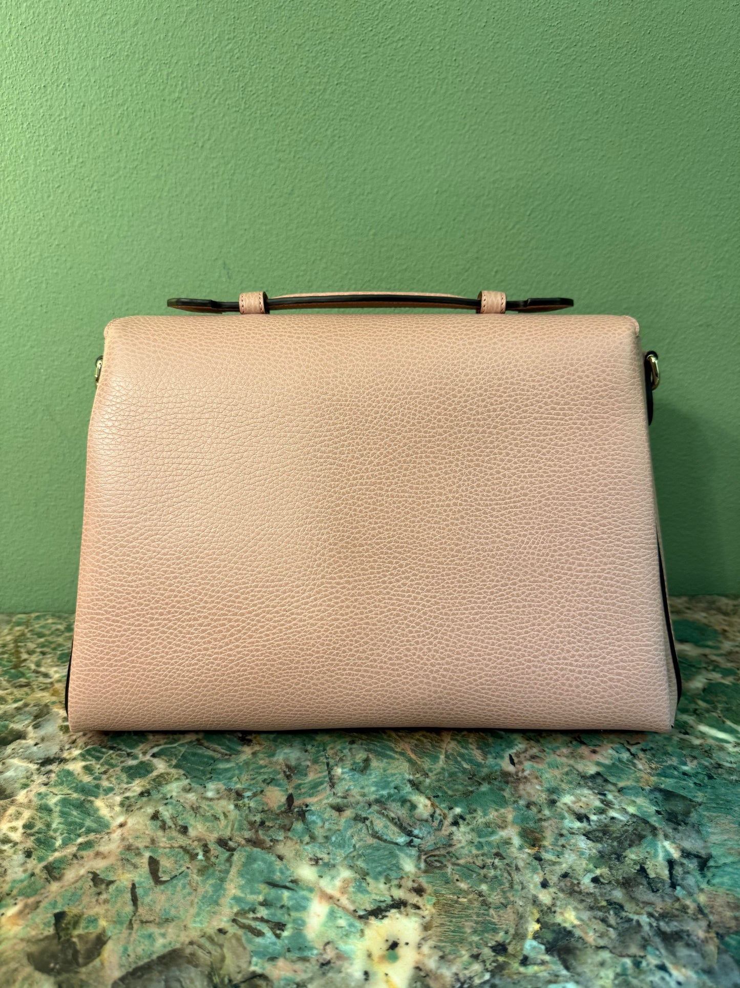 GUCCI LARGE PINK INTERLOCKING SHOULDER BAG