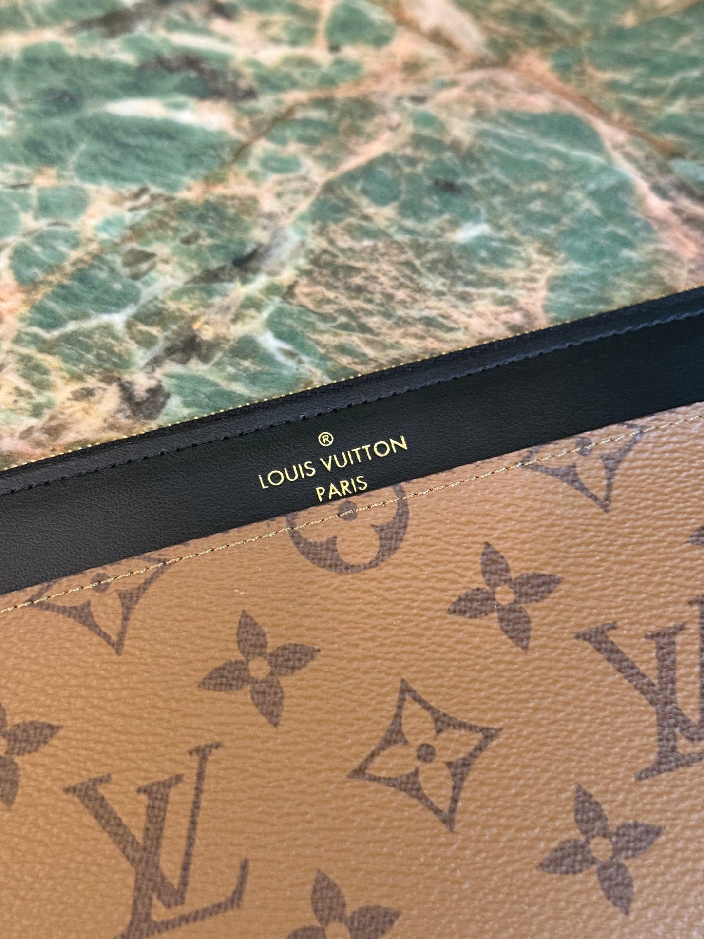 LOUIS VUITTON REVERS MONOGRAM SLIM PURSE