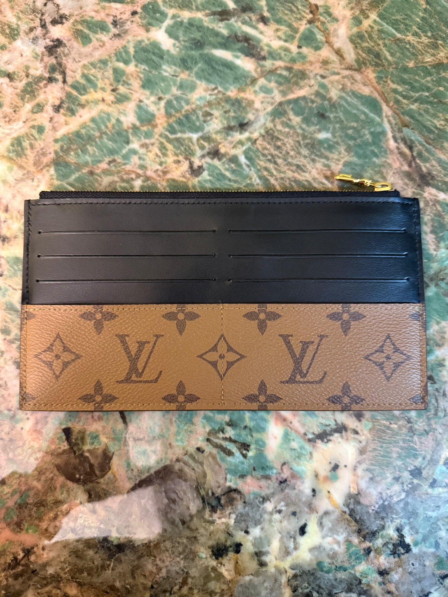 LOUIS VUITTON REVERS MONOGRAM SLIM PURSE