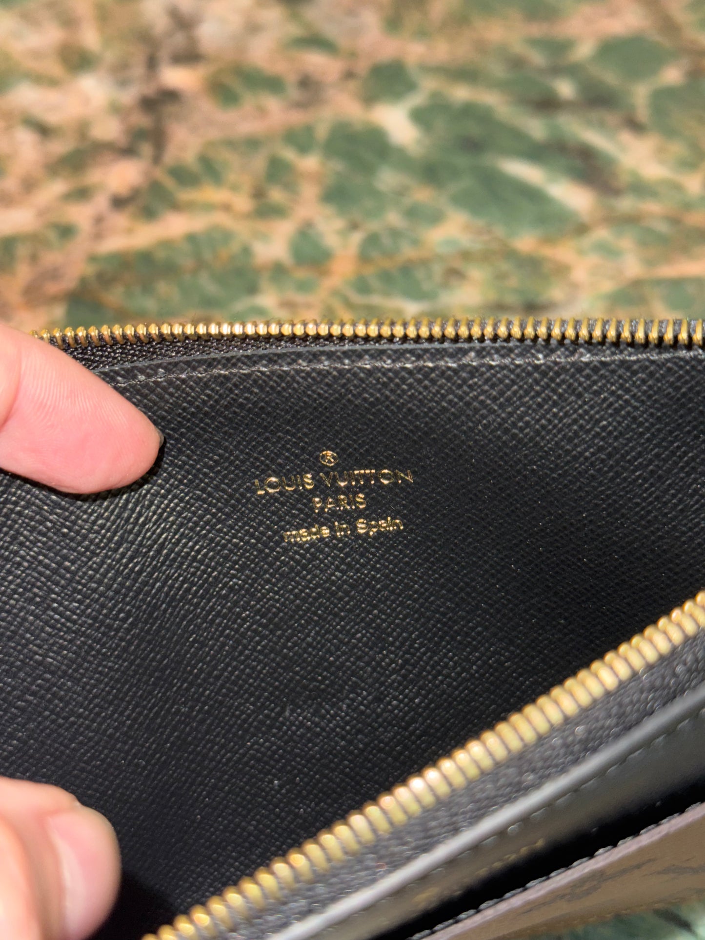LOUIS VUITTON REVERS MONOGRAM SLIM PURSE