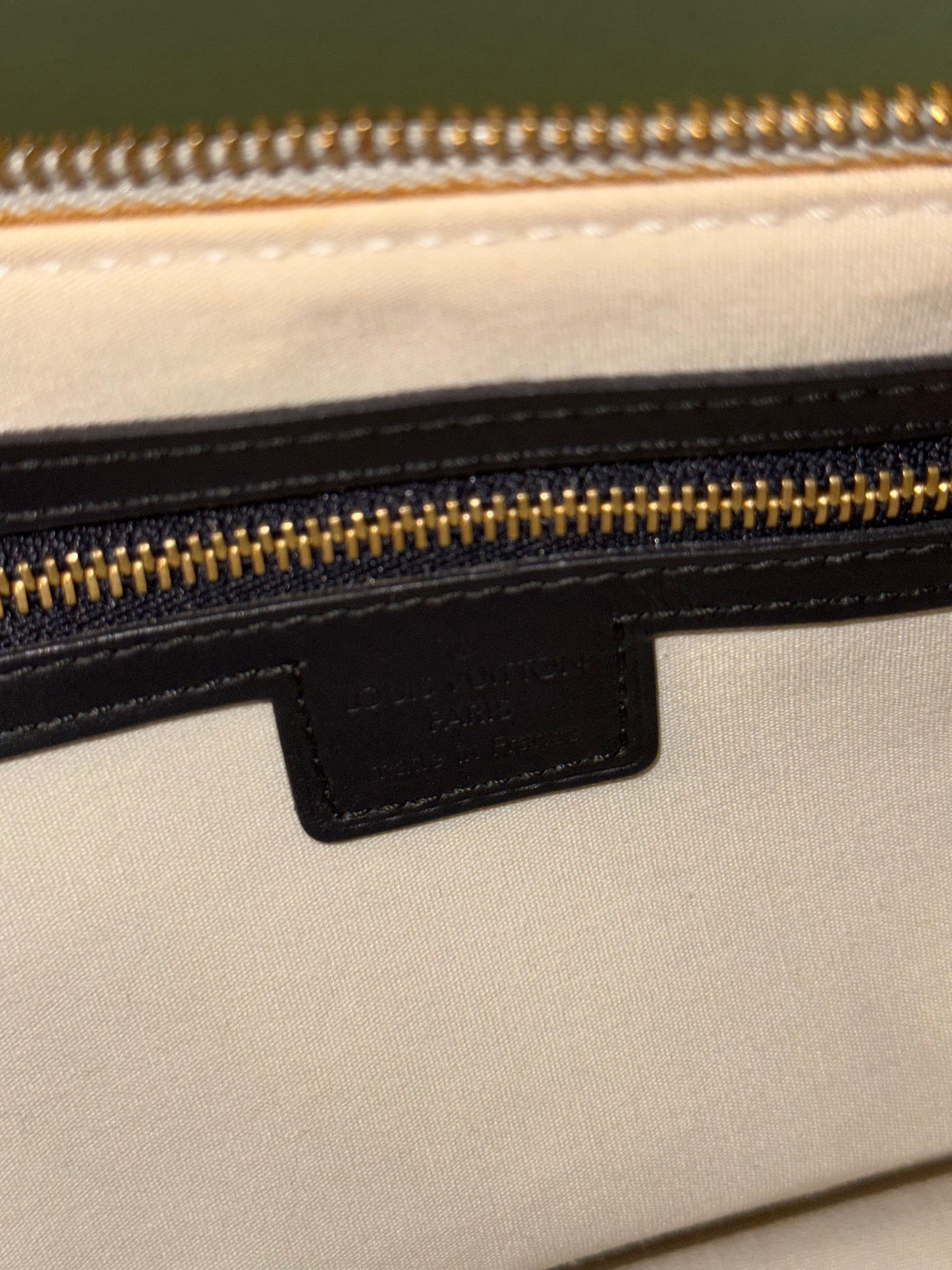 LOUIS VUITTON NAVY MONOGRAM IDYLLE EAST WEST ALMA HANDBAG