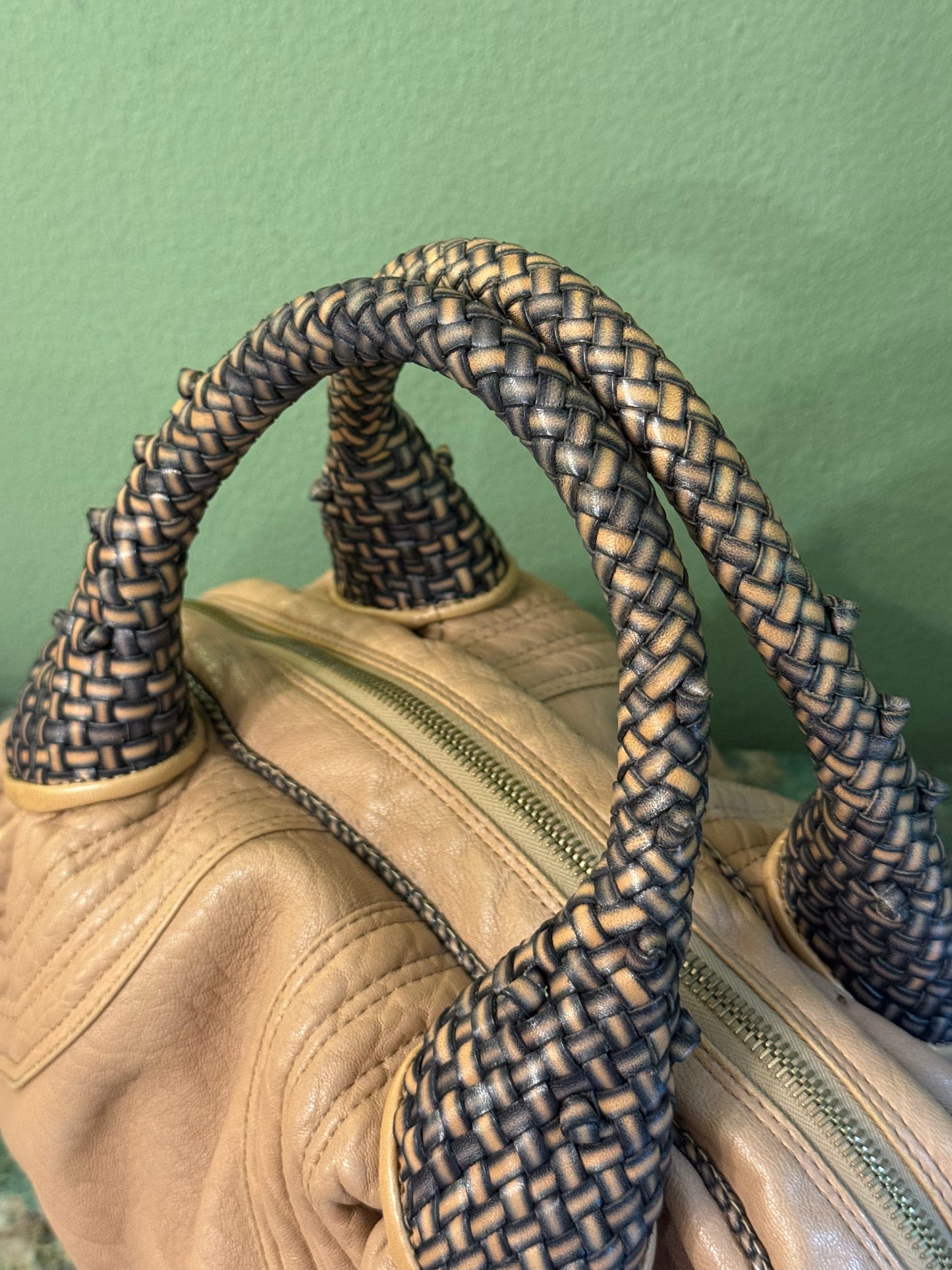 FENDI BEIGE SMALL SPY HANDBAG