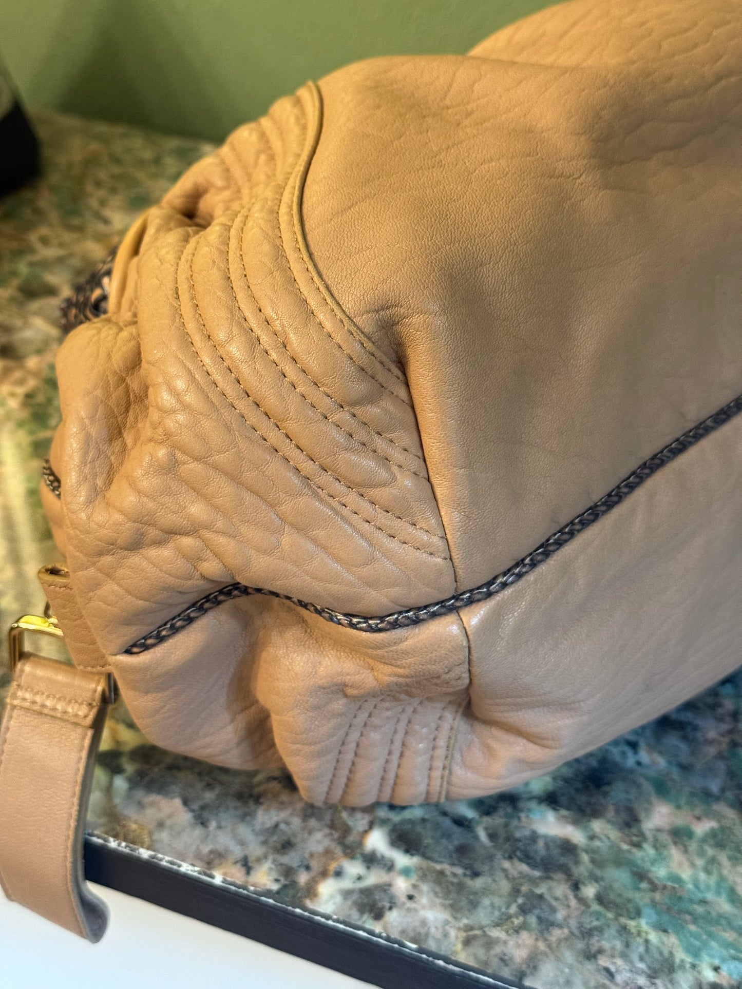 FENDI BEIGE SMALL SPY HANDBAG