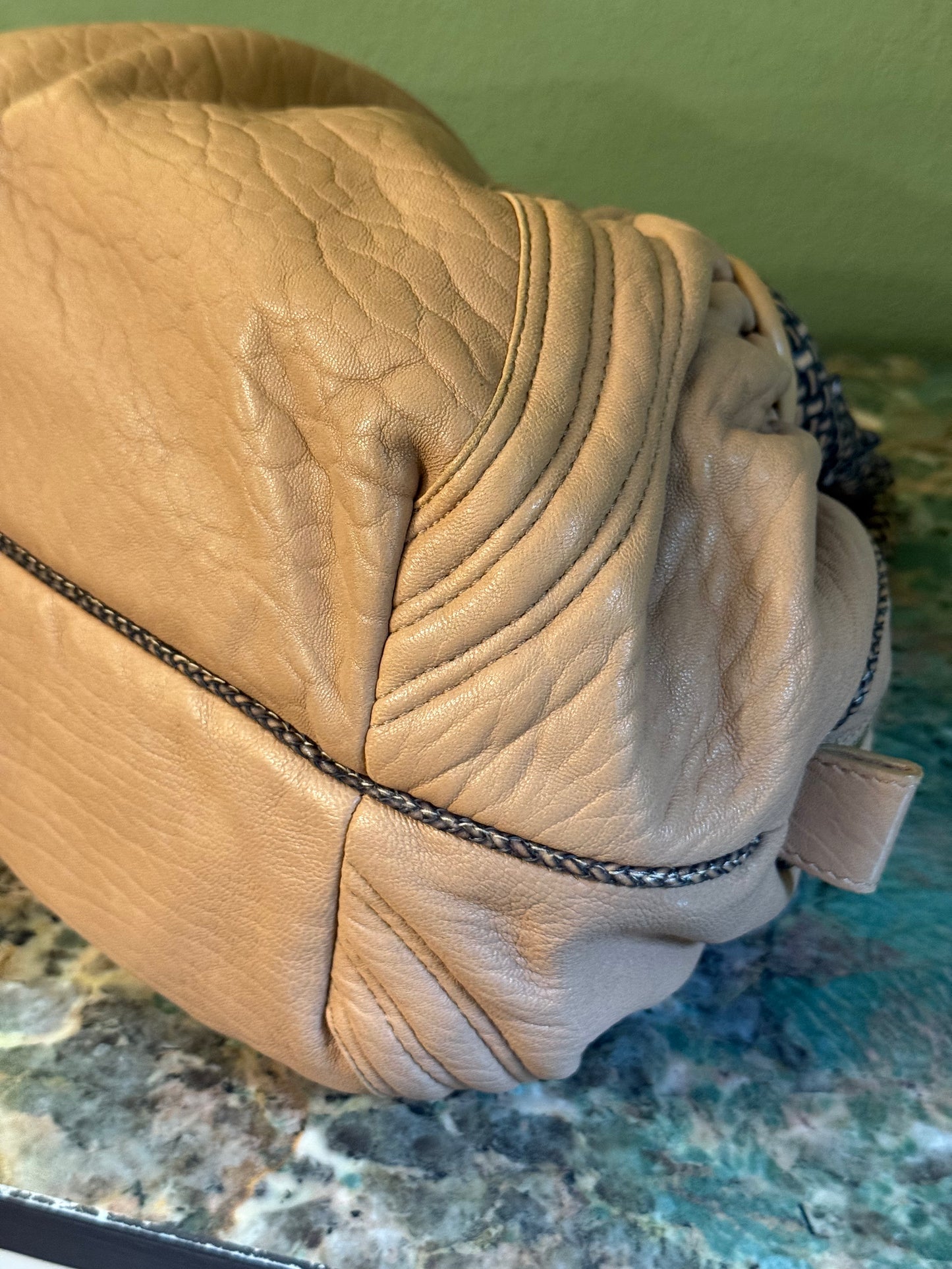 FENDI BEIGE SMALL SPY HANDBAG