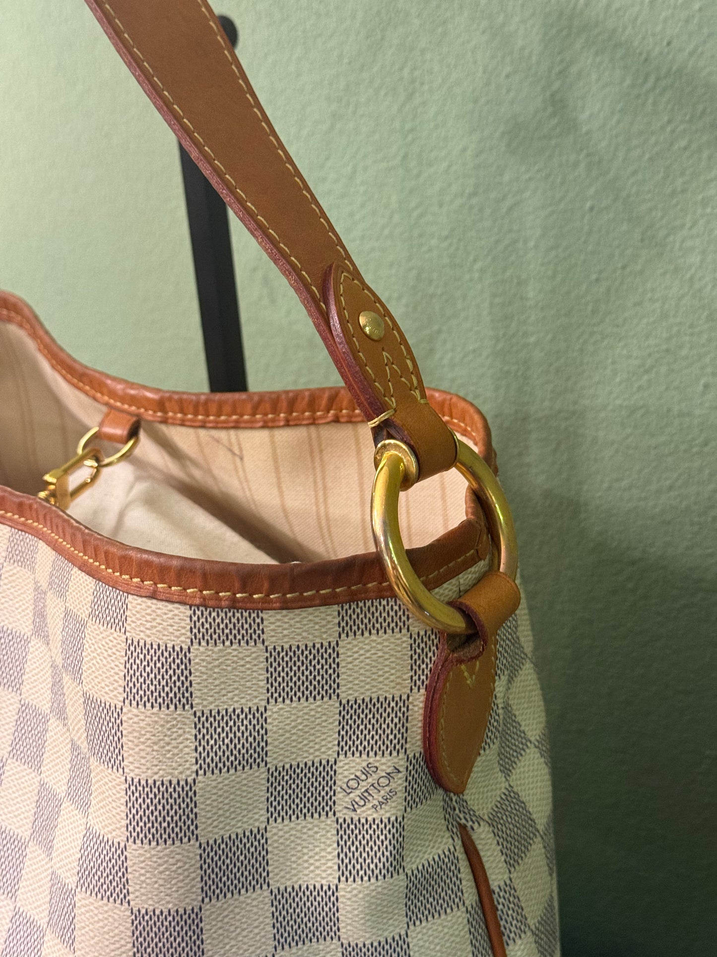 LOUIS VUITTON DAMIER AZUR DELIGHTFUL PM SHOULDER BAG