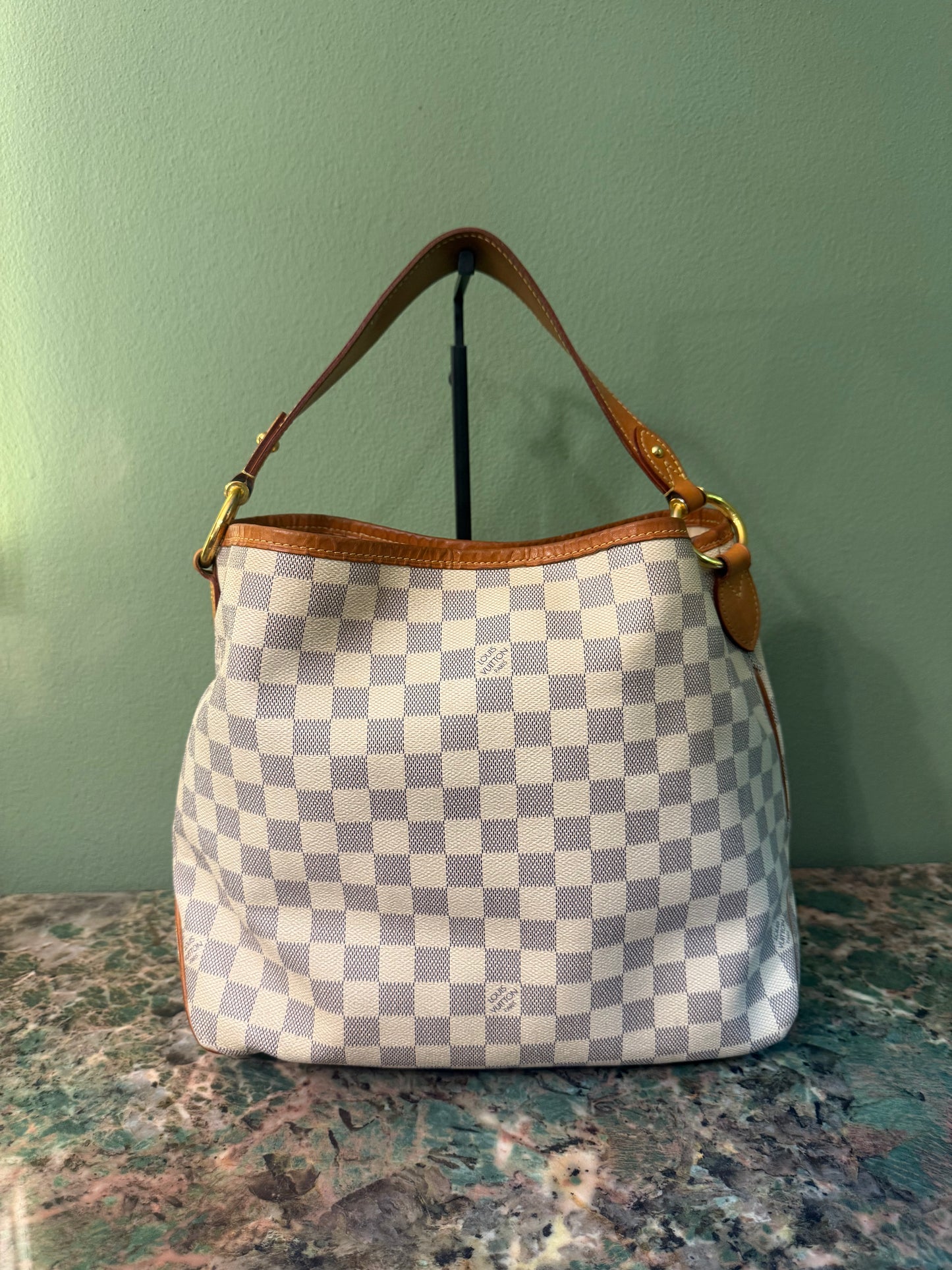LOUIS VUITTON DAMIER AZUR DELIGHTFUL PM SHOULDER BAG