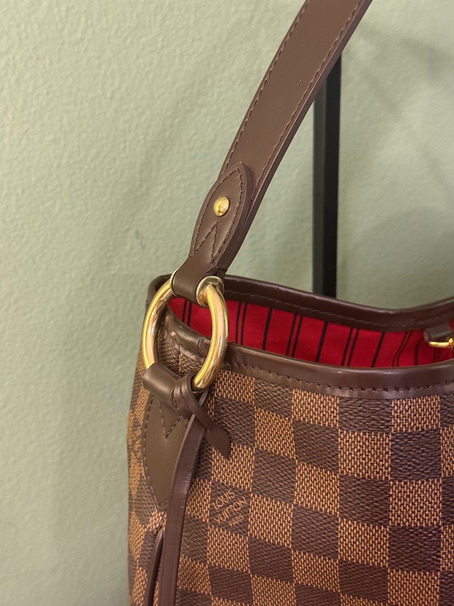 LOUIS VUITTON DAMIER EBENE DELIGHTFUL PM SHOULDER BAG