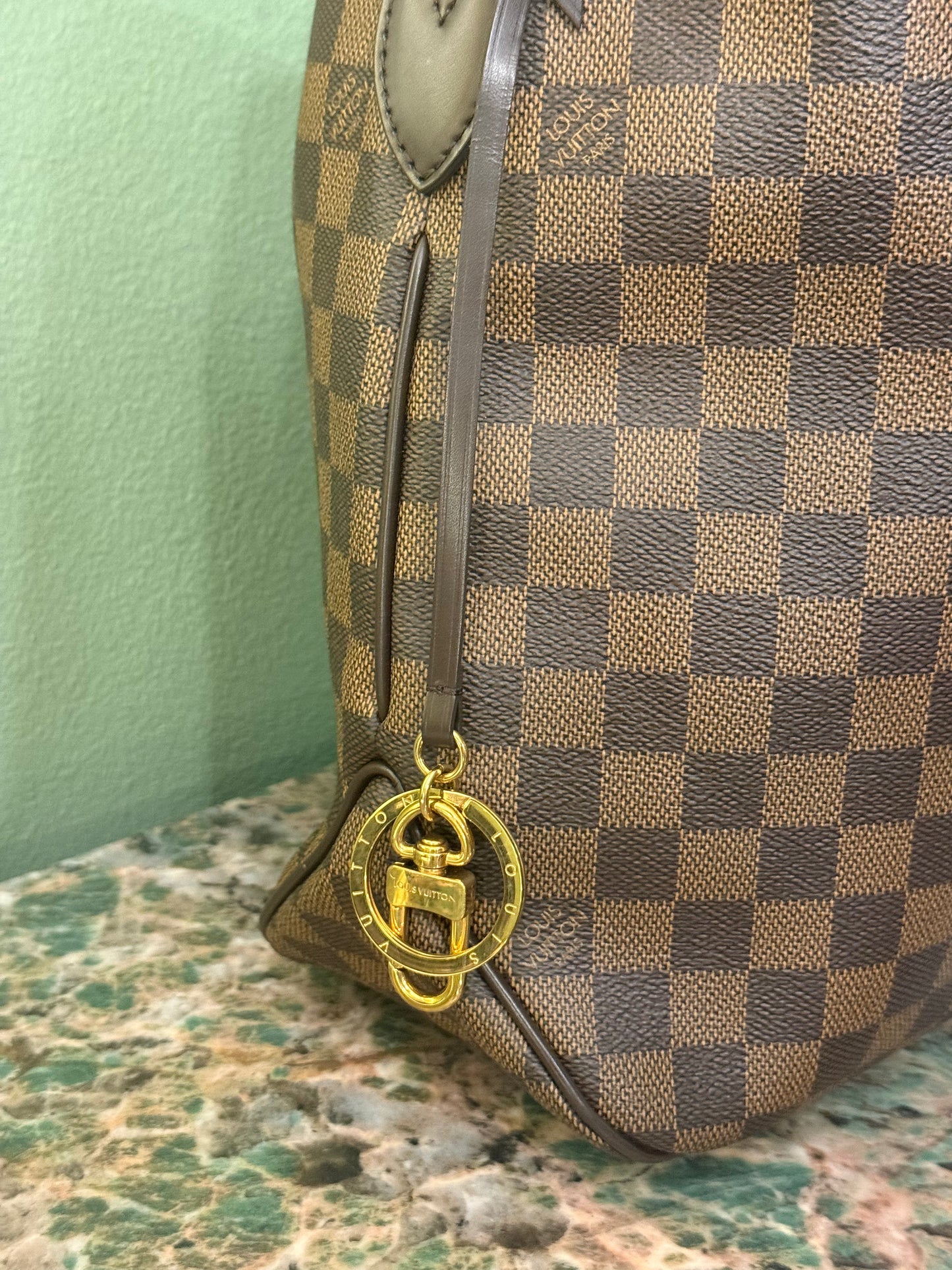 LOUIS VUITTON DAMIER EBENE DELIGHTFUL PM SHOULDER BAG