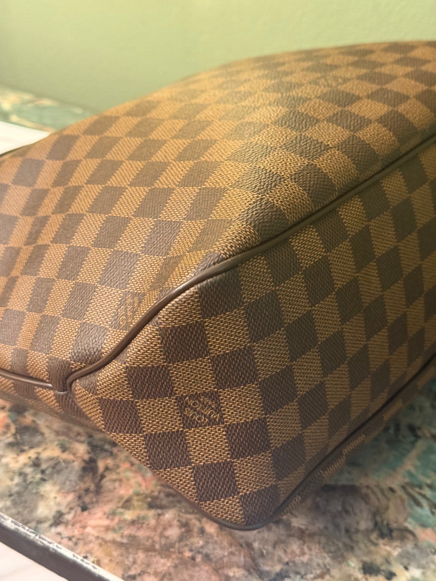 LOUIS VUITTON DAMIER EBENE DELIGHTFUL PM SHOULDER BAG