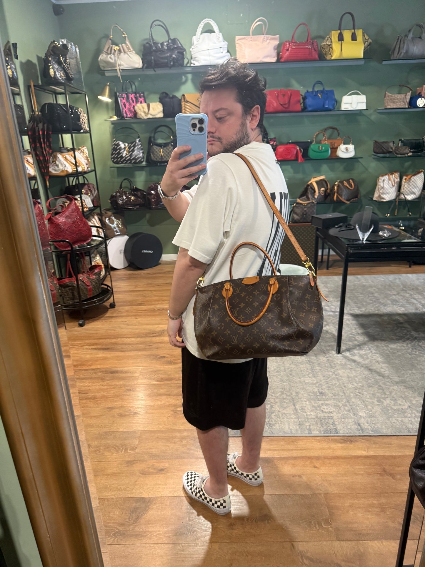 LOUIS VUITTON MONOGRAM TURENNE PM HANDBAG