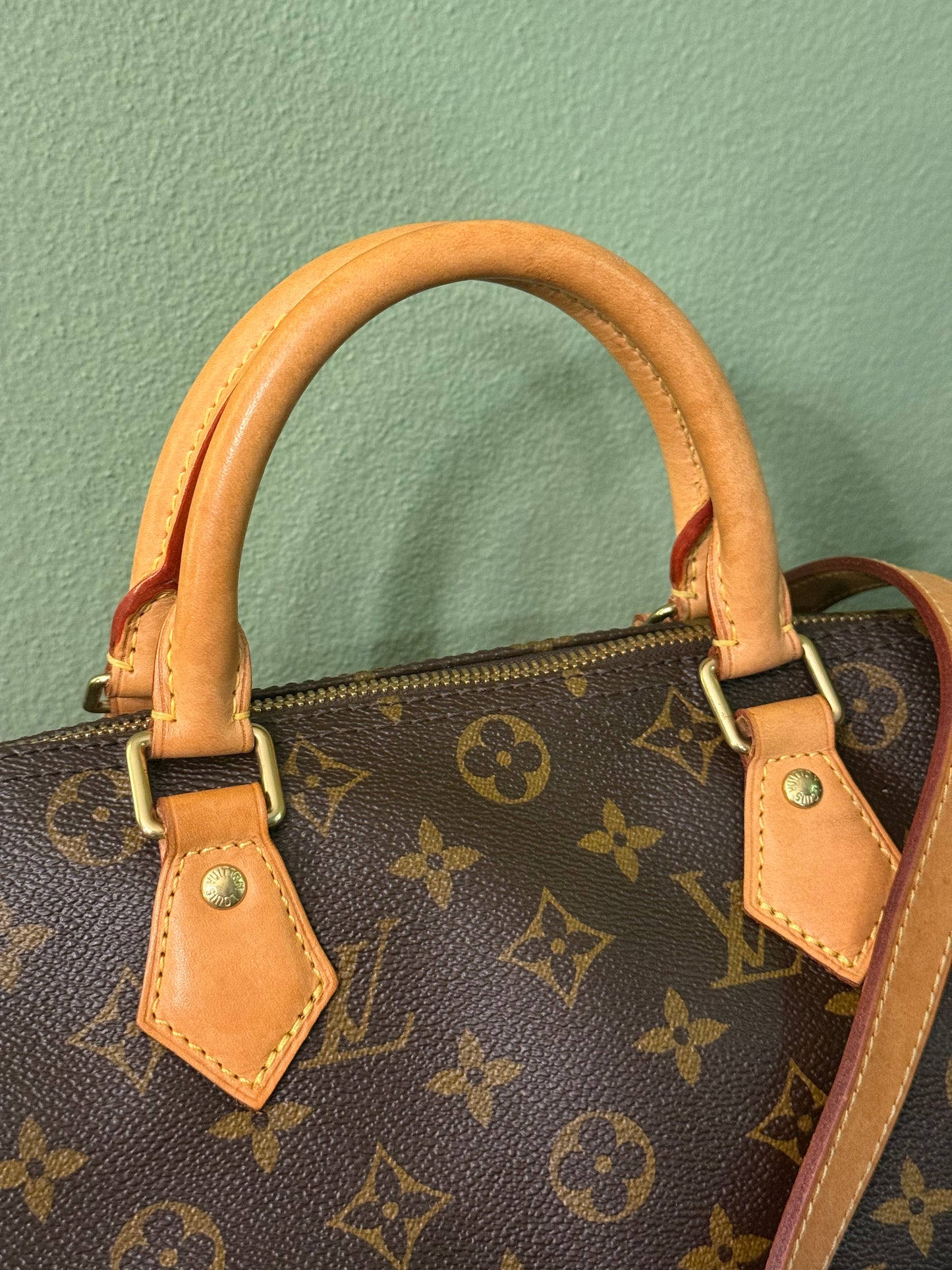 LOUIS VUITTON MONOGRAM SPEEDY BANDOULIERE 30 BOSTON BAG