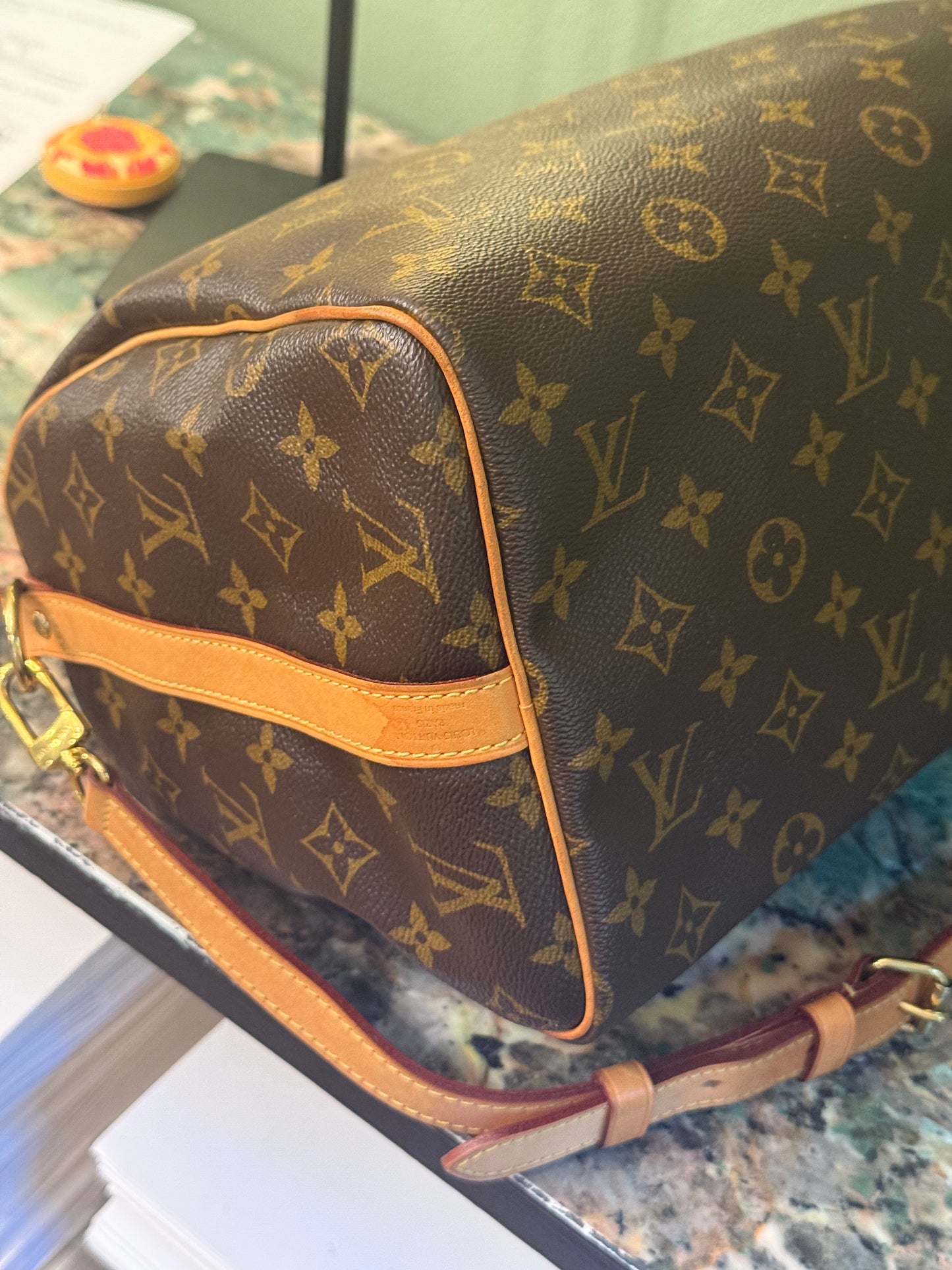 LOUIS VUITTON MONOGRAM SPEEDY BANDOULIERE 30 BOSTON BAG