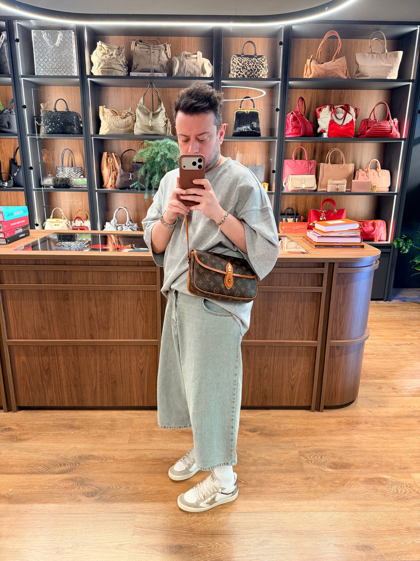 LOUIS VUITTON MONOGRAM PETITE GIBECIERE CROSSBODY BAG