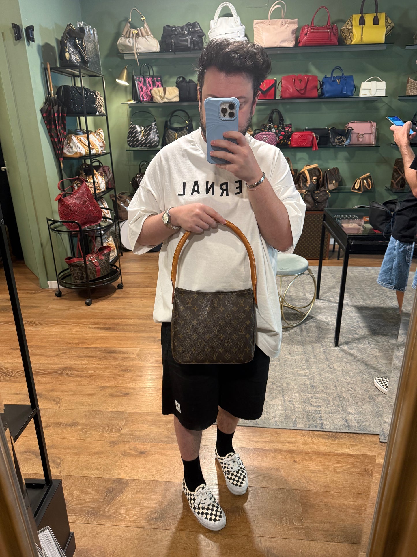 LOUIS VUITTON MONOGRAM LOOPING MM SHOULDER BAG