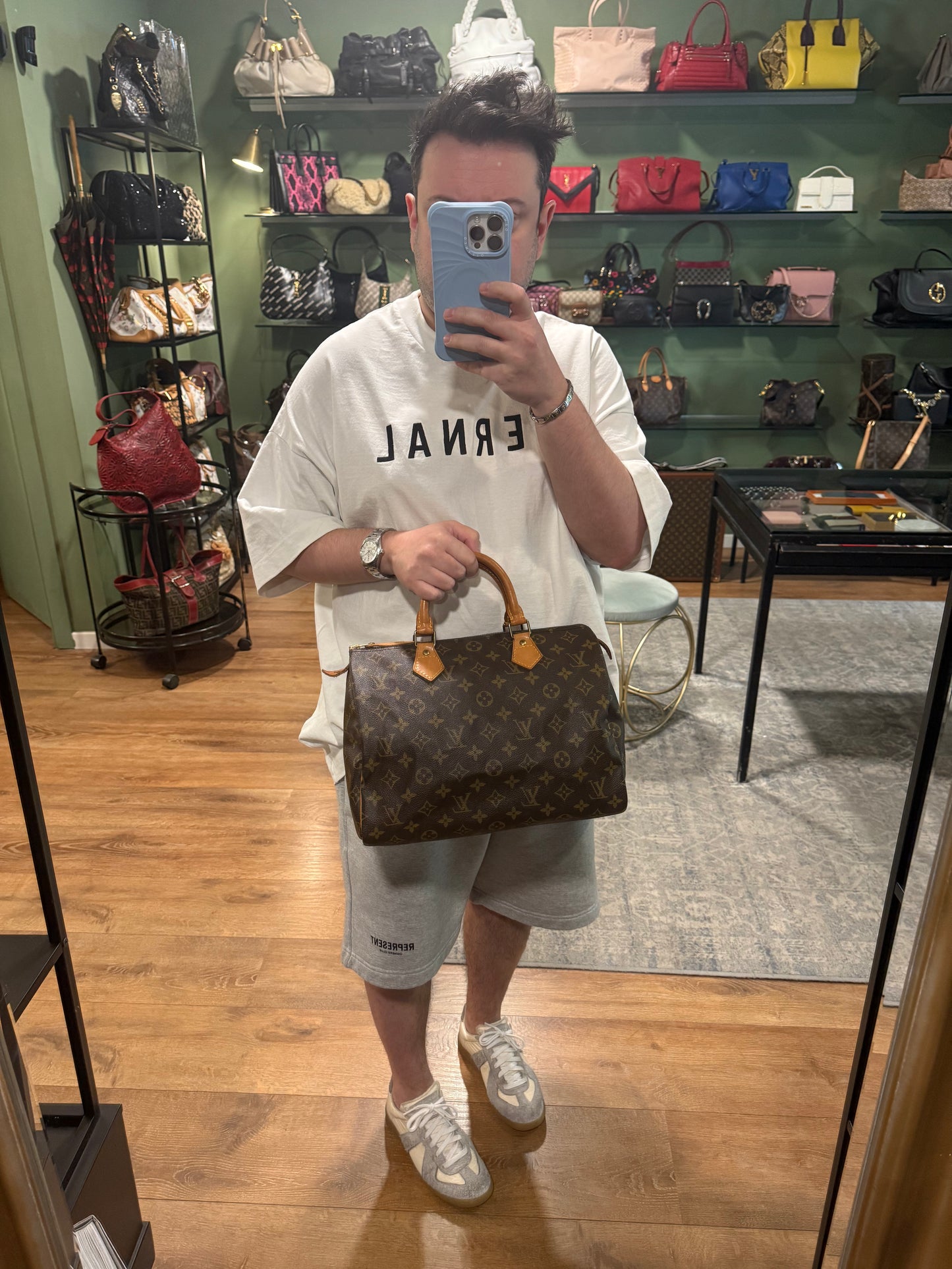 LOUIS VUITTON MONOGRAM SPEEDY 30 BOSTON BAG