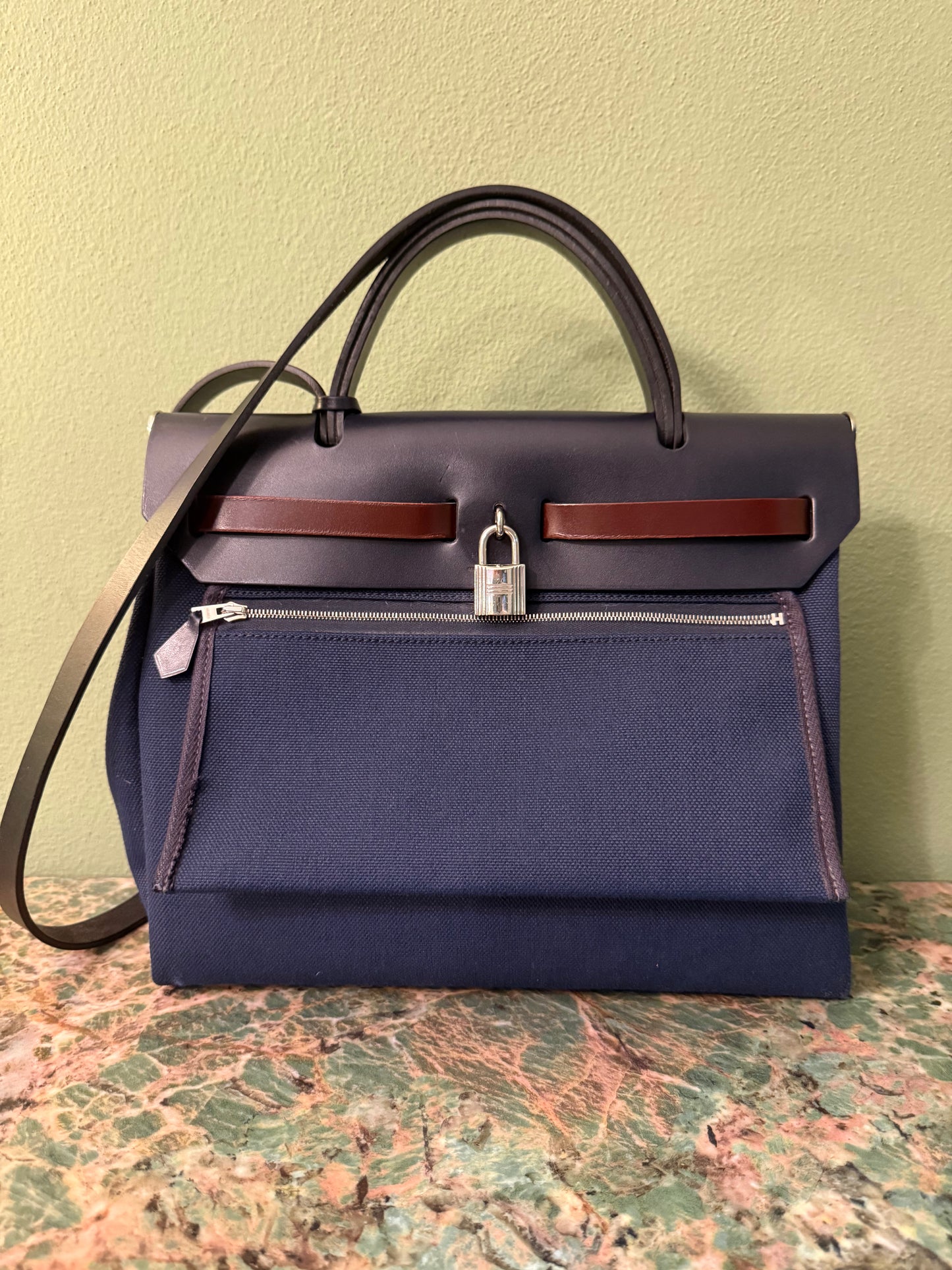 HERMÈS TRI COLOR HER BAG 31 HANDBAG