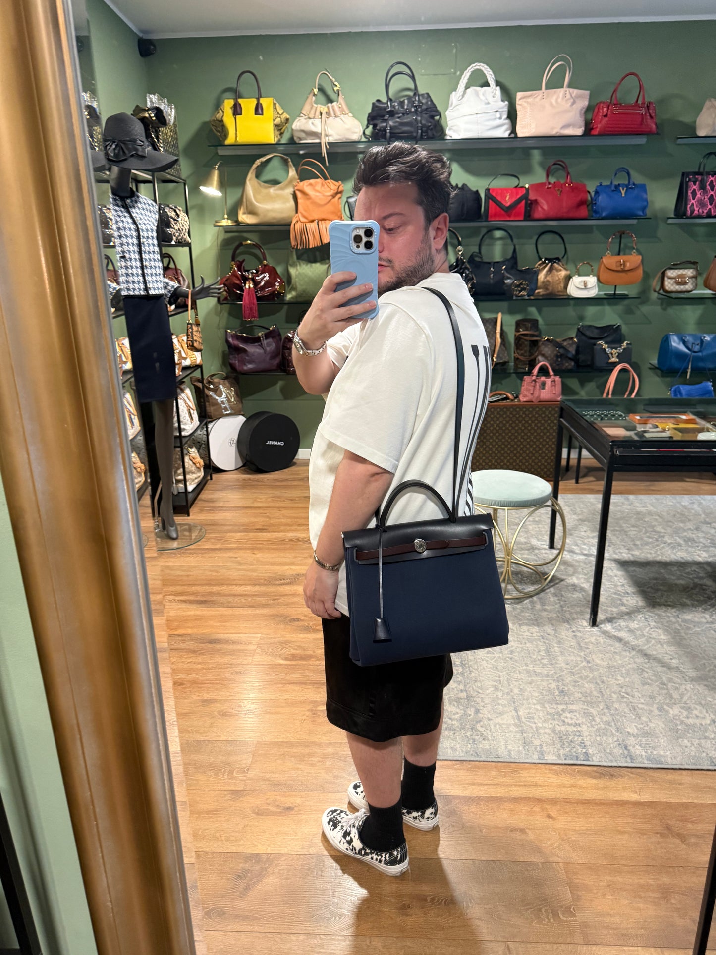 HERMÈS TRI COLOR HER BAG 31 HANDBAG