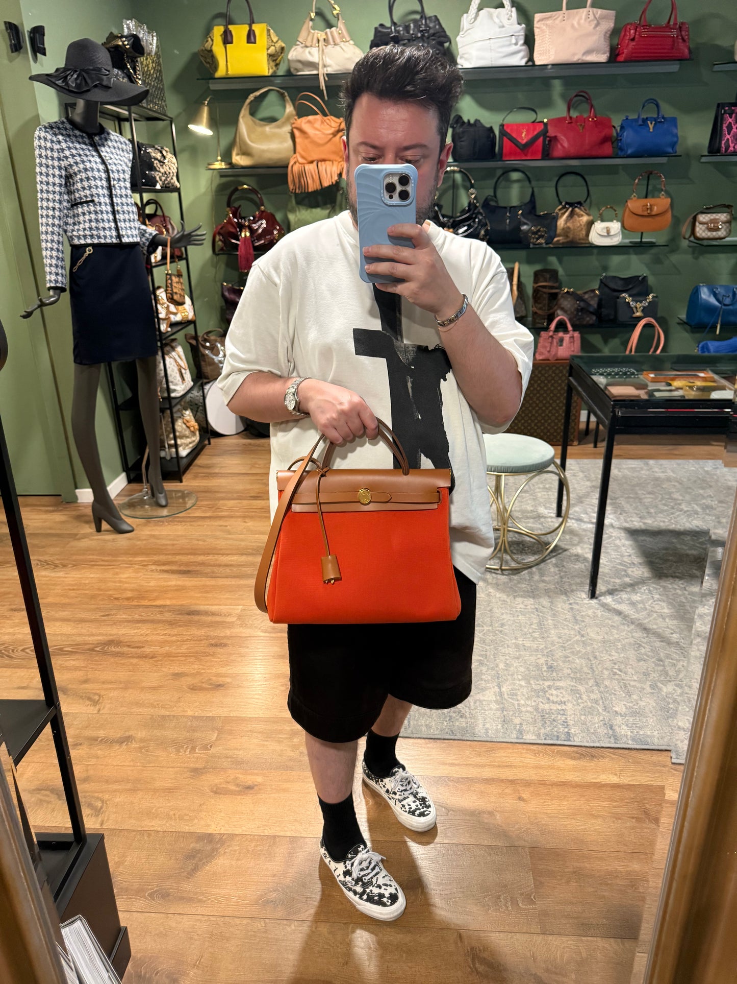 HERMÈS BI COLOR HER BAG 31 HANDBAG